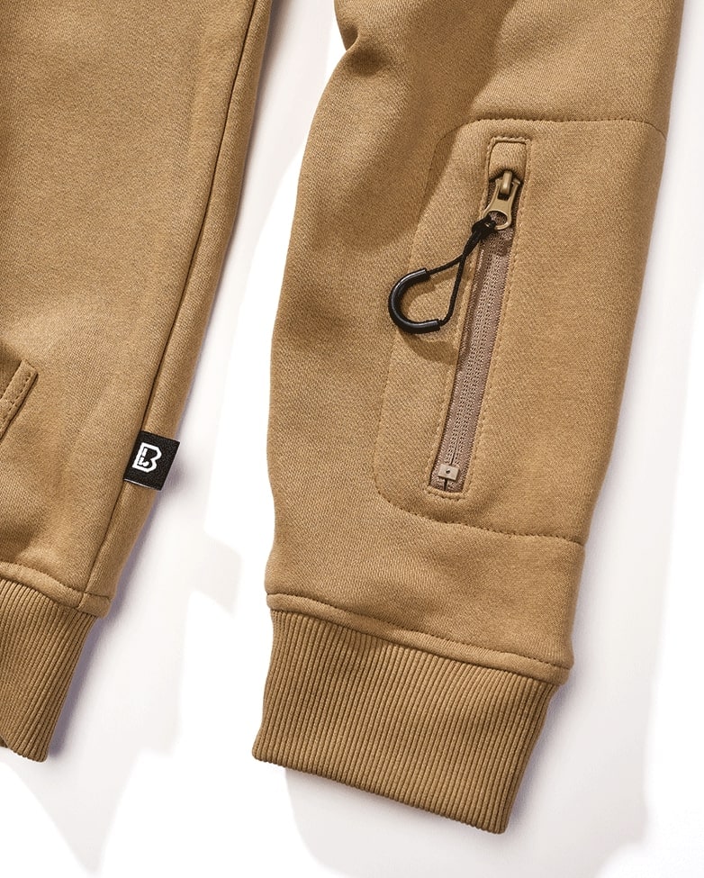 Felpa Brandit Tactical Sweat Jacket - Camel