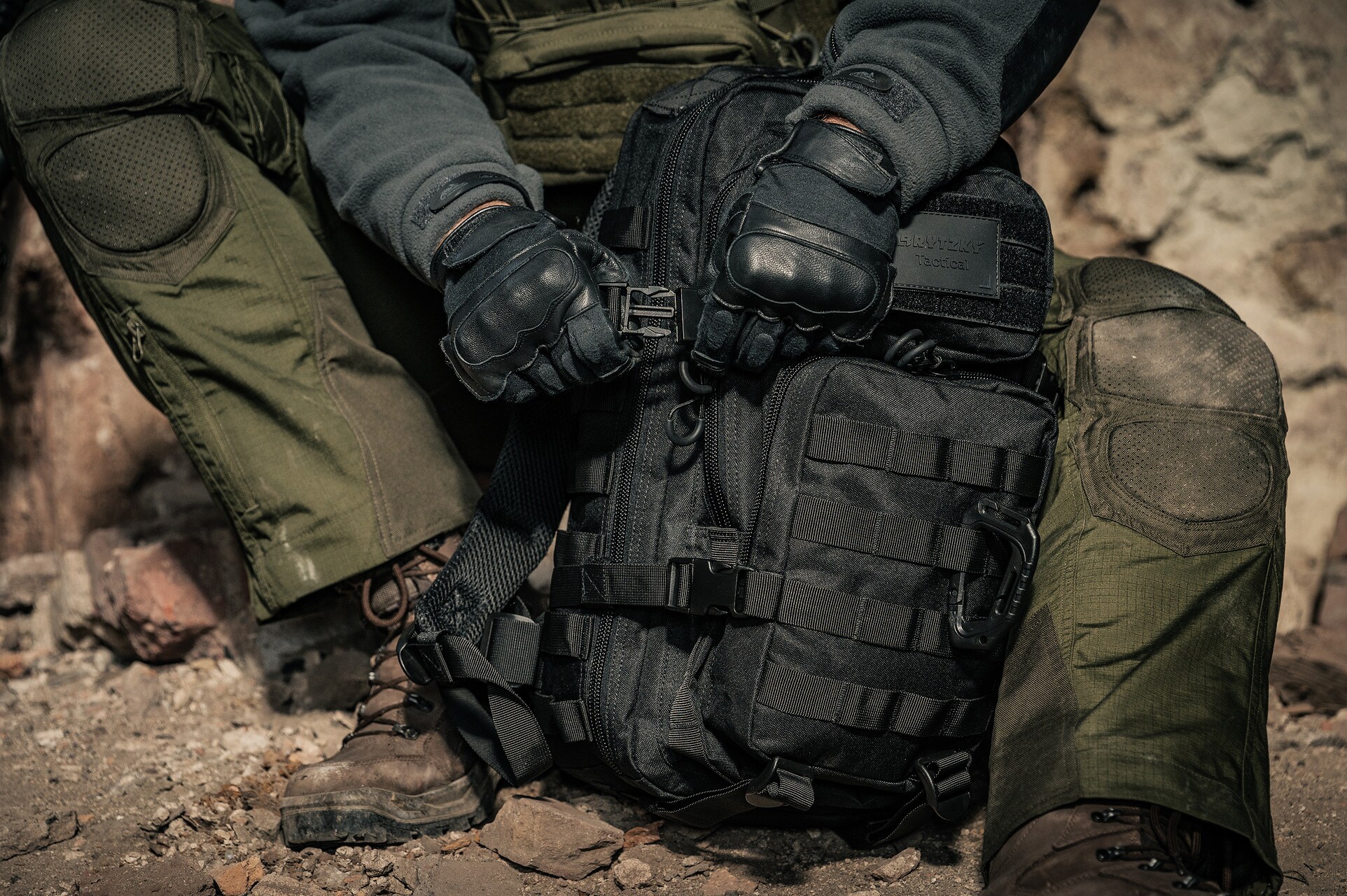 Zaino Brytzky Tactical Polygon Small 20 l - Black