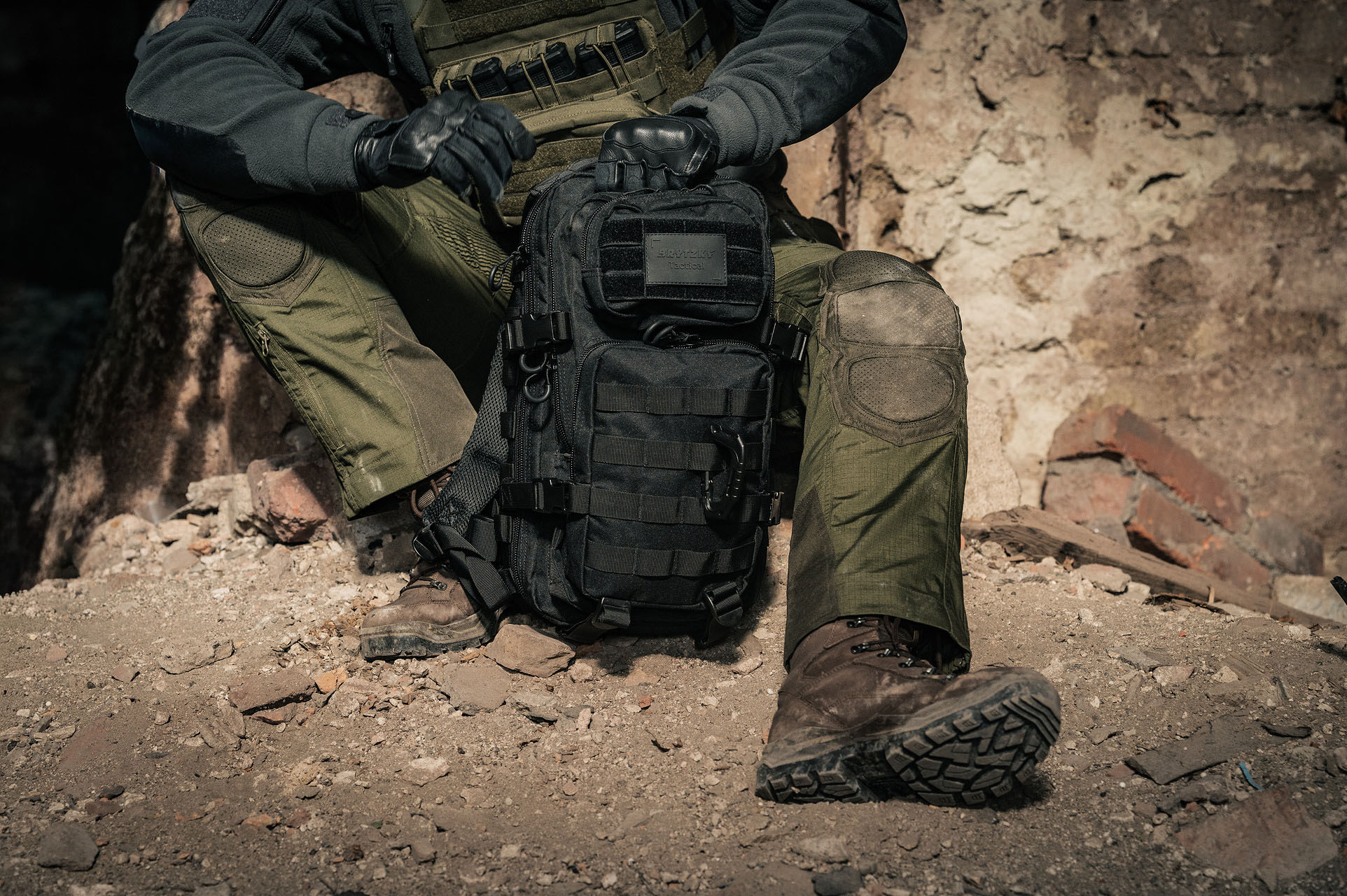 Zaino Brytzky Tactical Polygon Small 20 l - Black