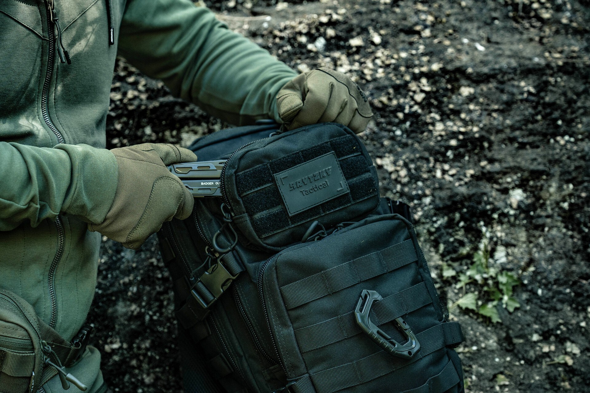 Zaino Brytzky Tactical Polygon Small 20 l - Black