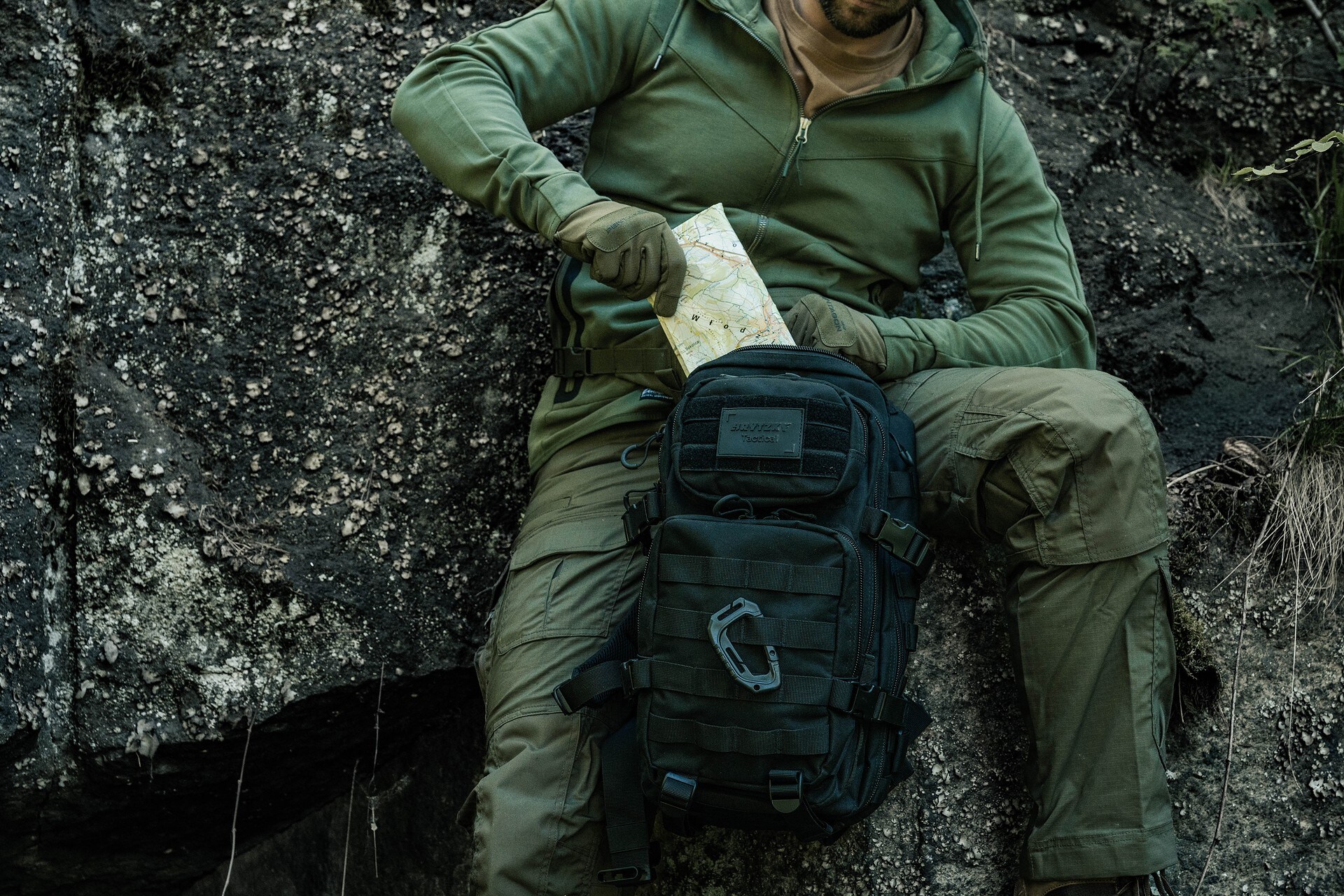 Zaino Brytzky Tactical Polygon Small 20 l - Black