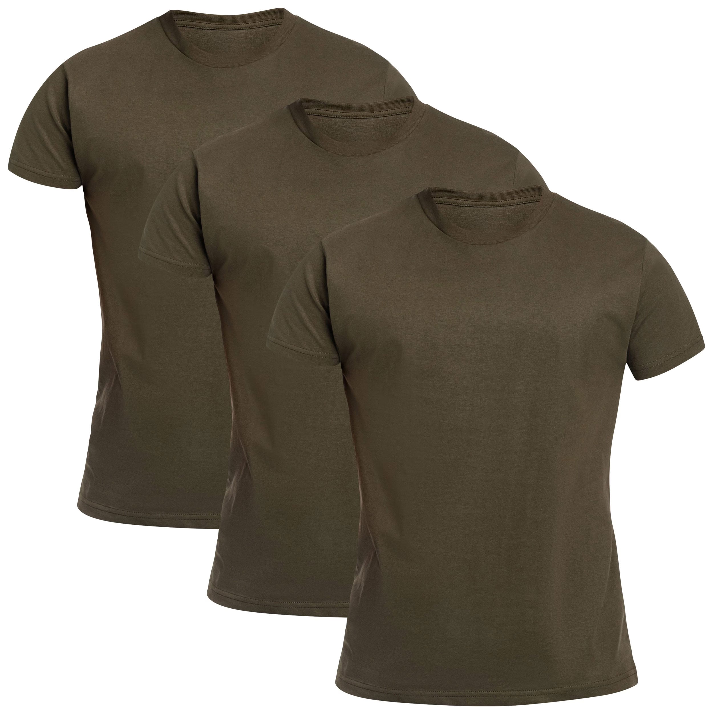 T-shirt militare - 3 pezzi - Forest Green