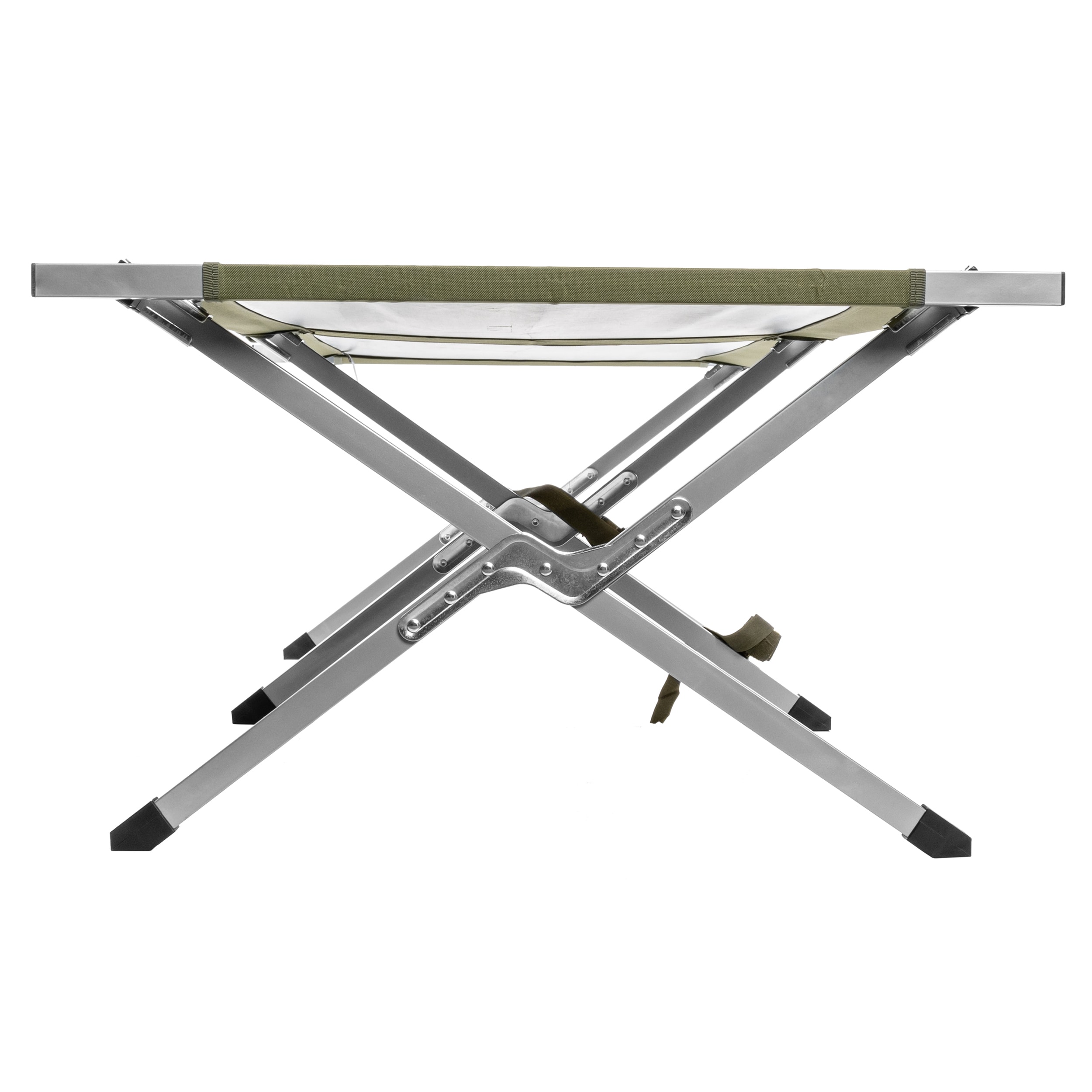 Brandina pieghevole Mil-Tec US Style in acciaio - Olive 190 x 65 cm