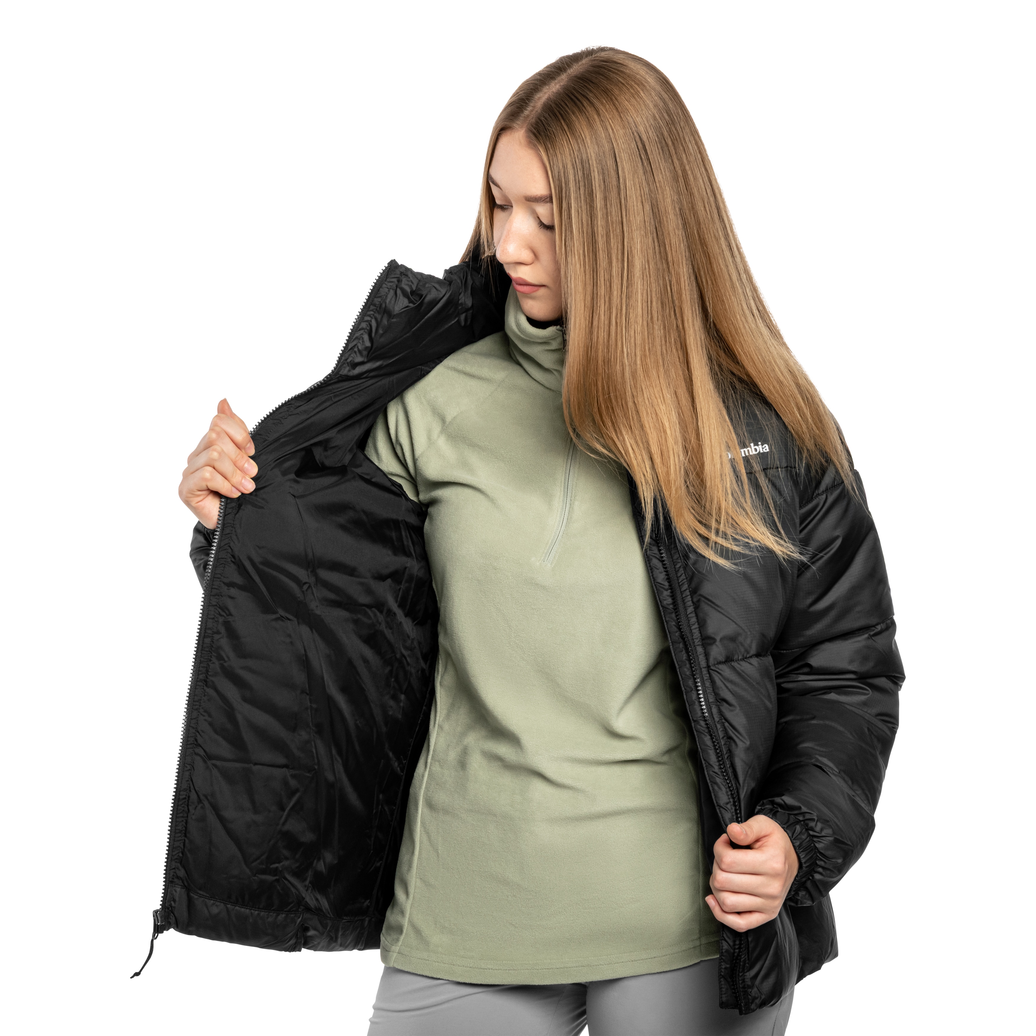 Giacca da donna Columbia Puffect II Full Zip Jacket - Black