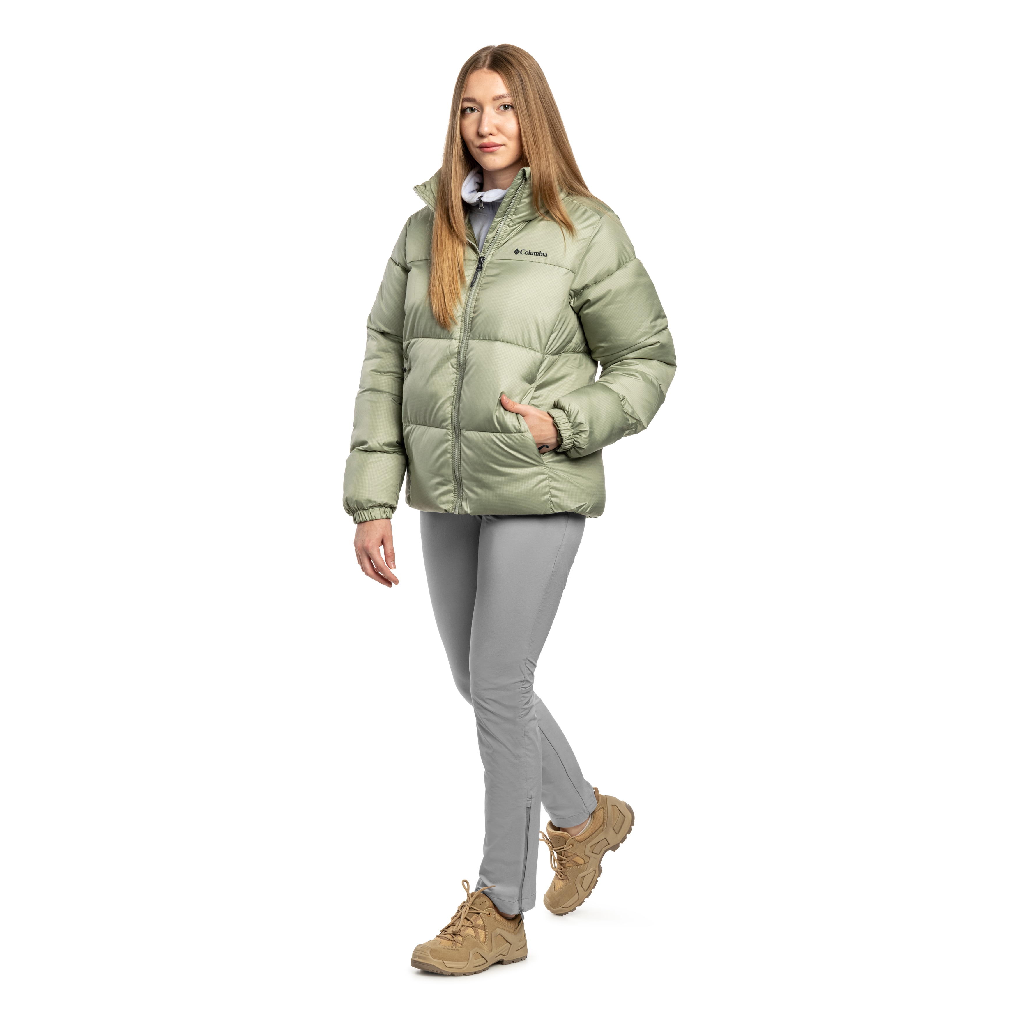 Giacca Columbia Puffect II Full Zip da donna - Safari