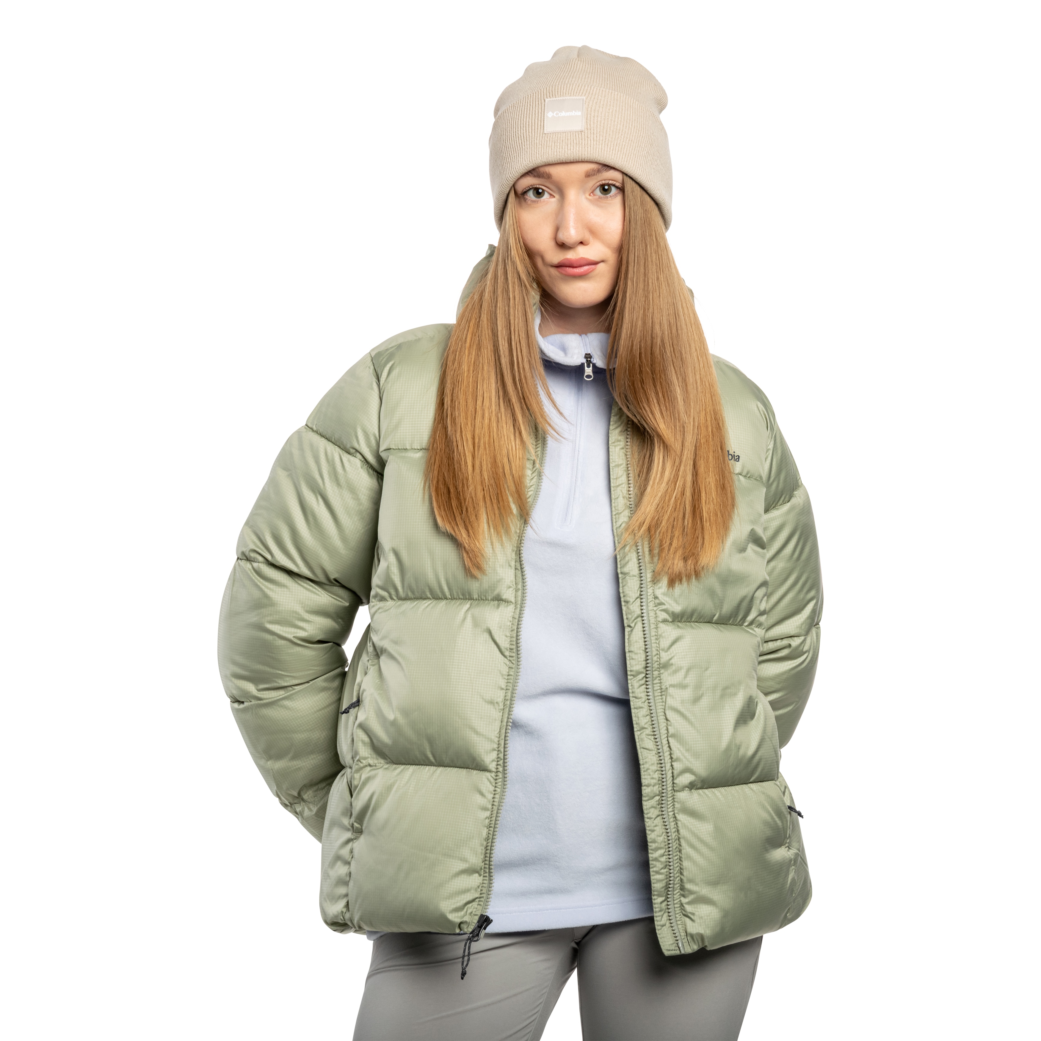 Giacca Columbia Puffect II Full Zip da donna - Safari