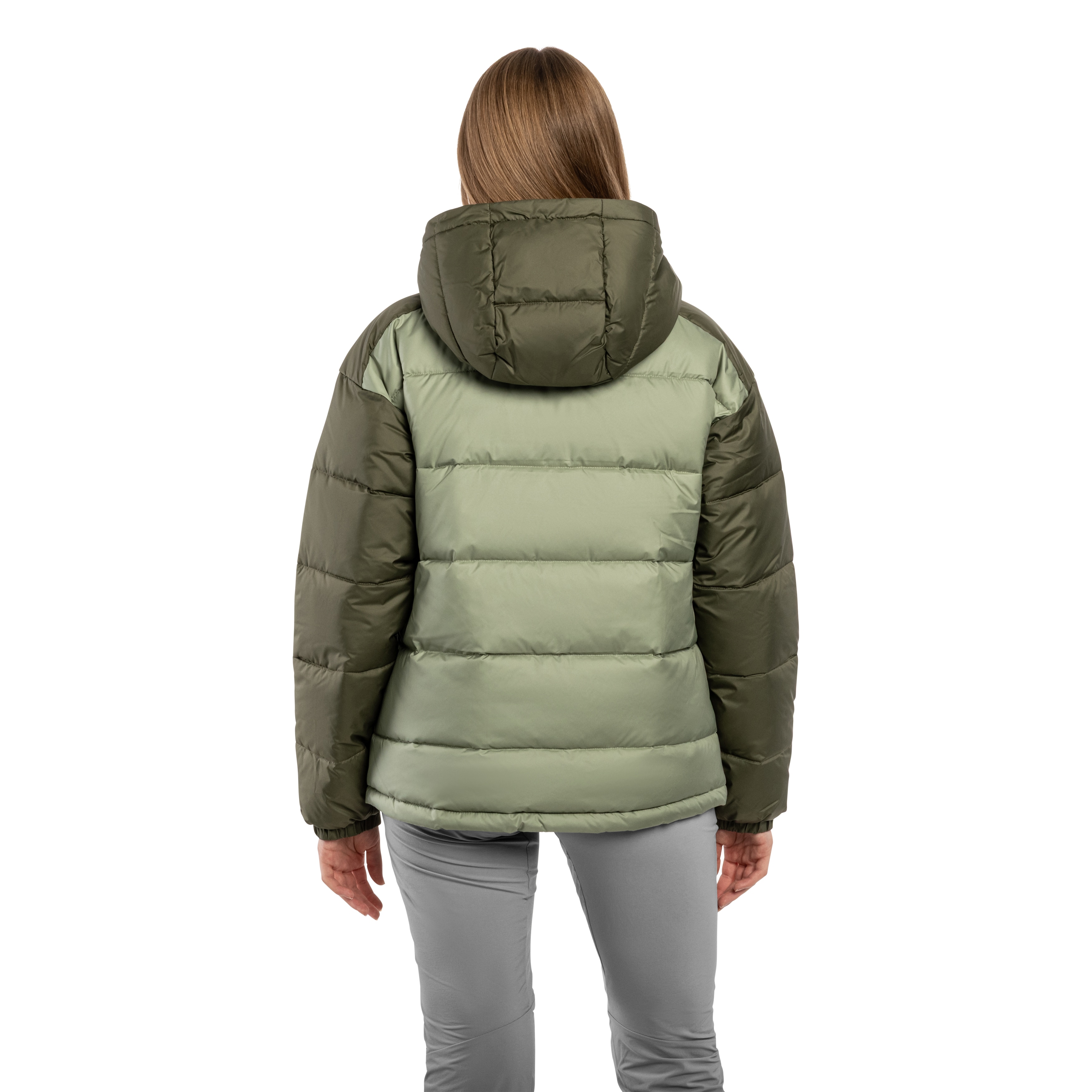 Giacca Columbia Pike Lake III Hooded da donna - Safari/Stone Green