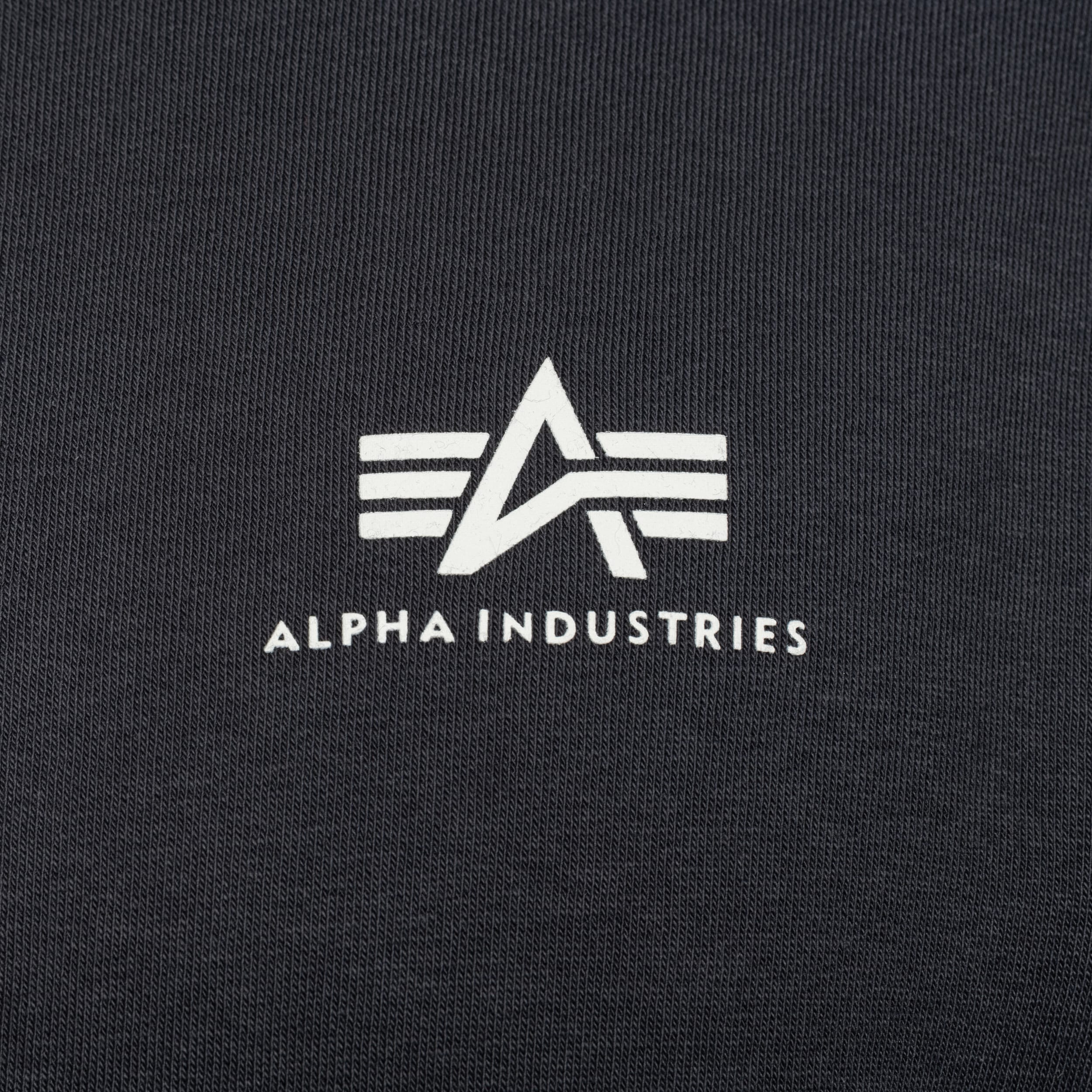Felpa Alpha Industries Basic Sweater Small Logo - Navy