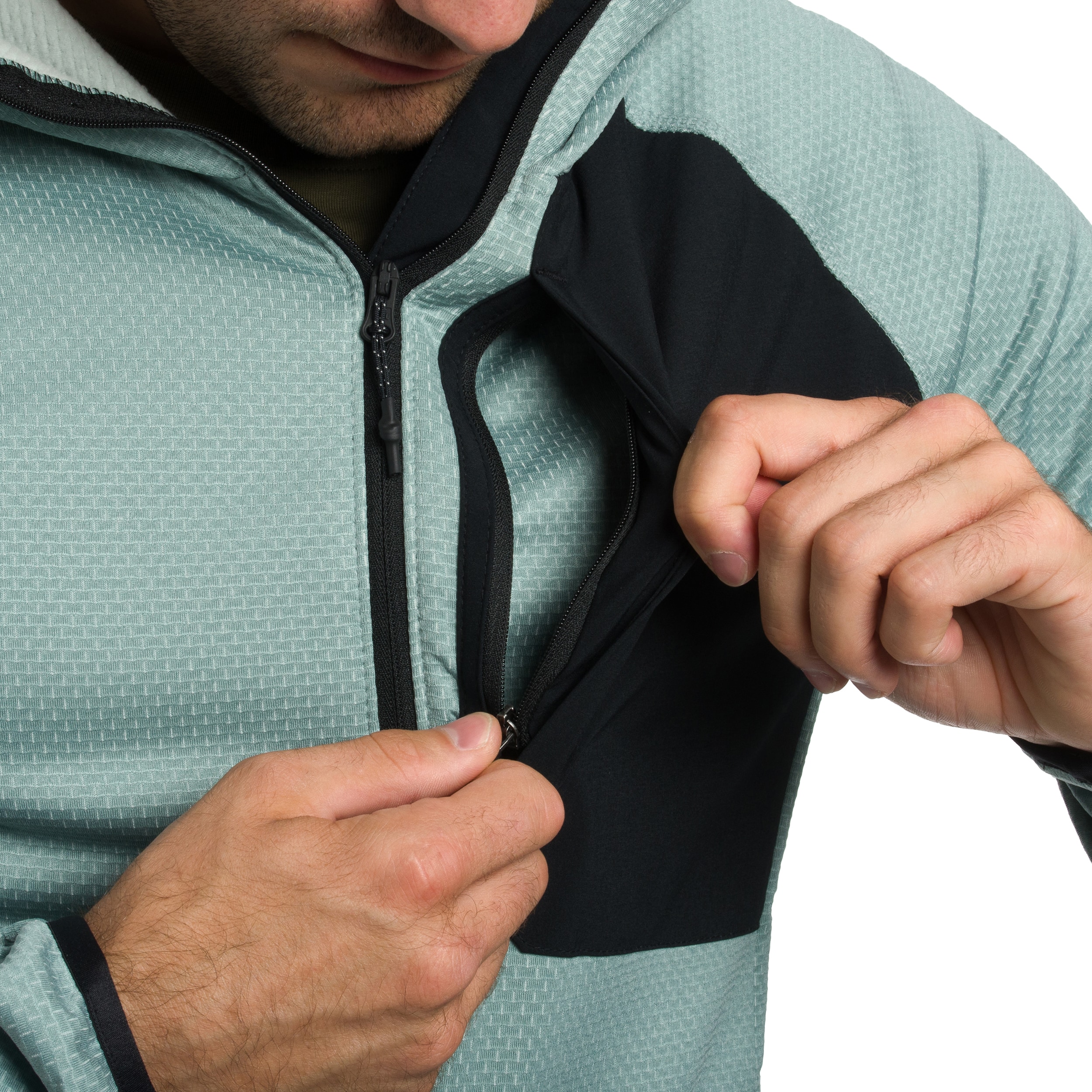 Felpa Columbia Triple Canyon II Hooded - Crushed Blue/Black