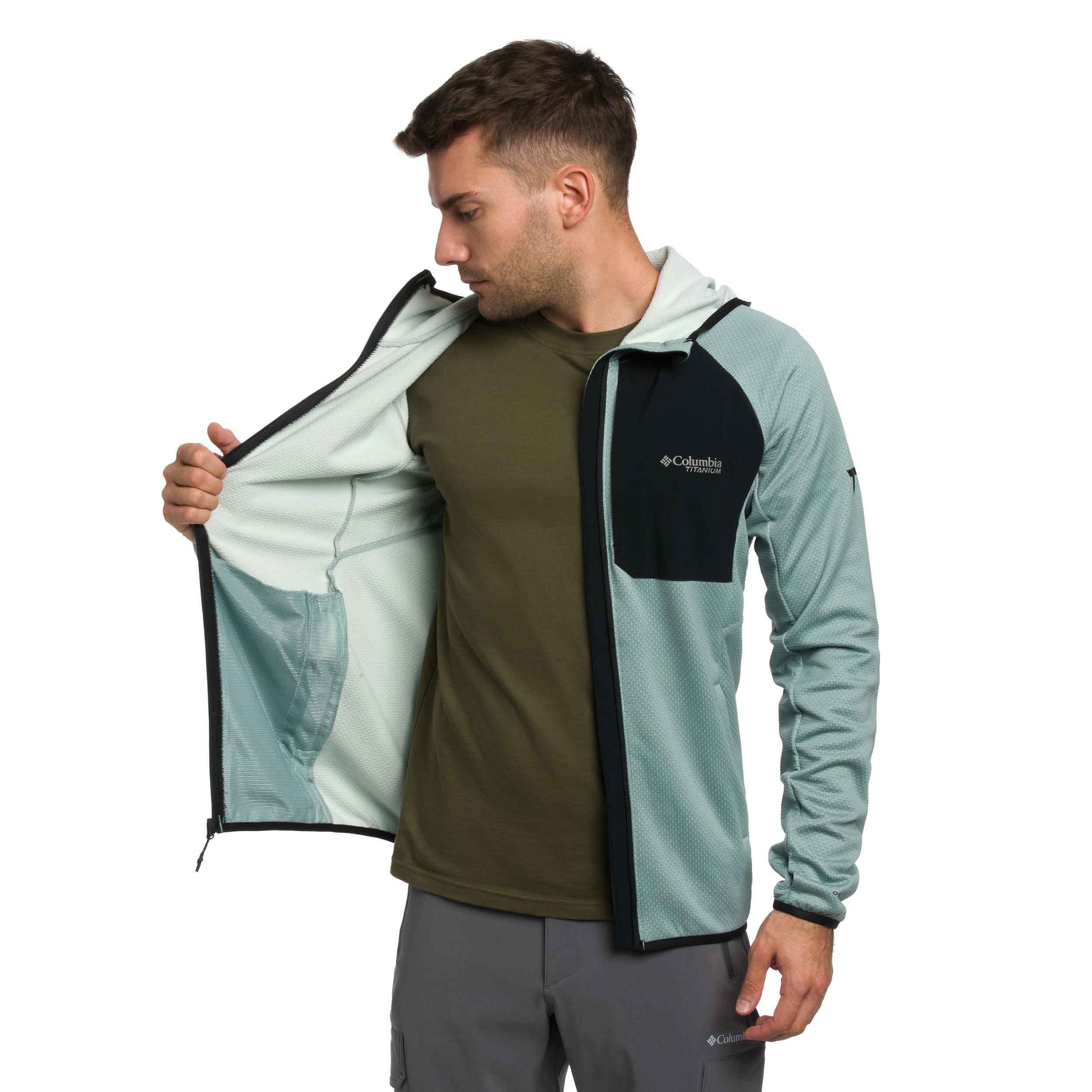 Felpa Columbia Triple Canyon II Hooded - Crushed Blue/Black