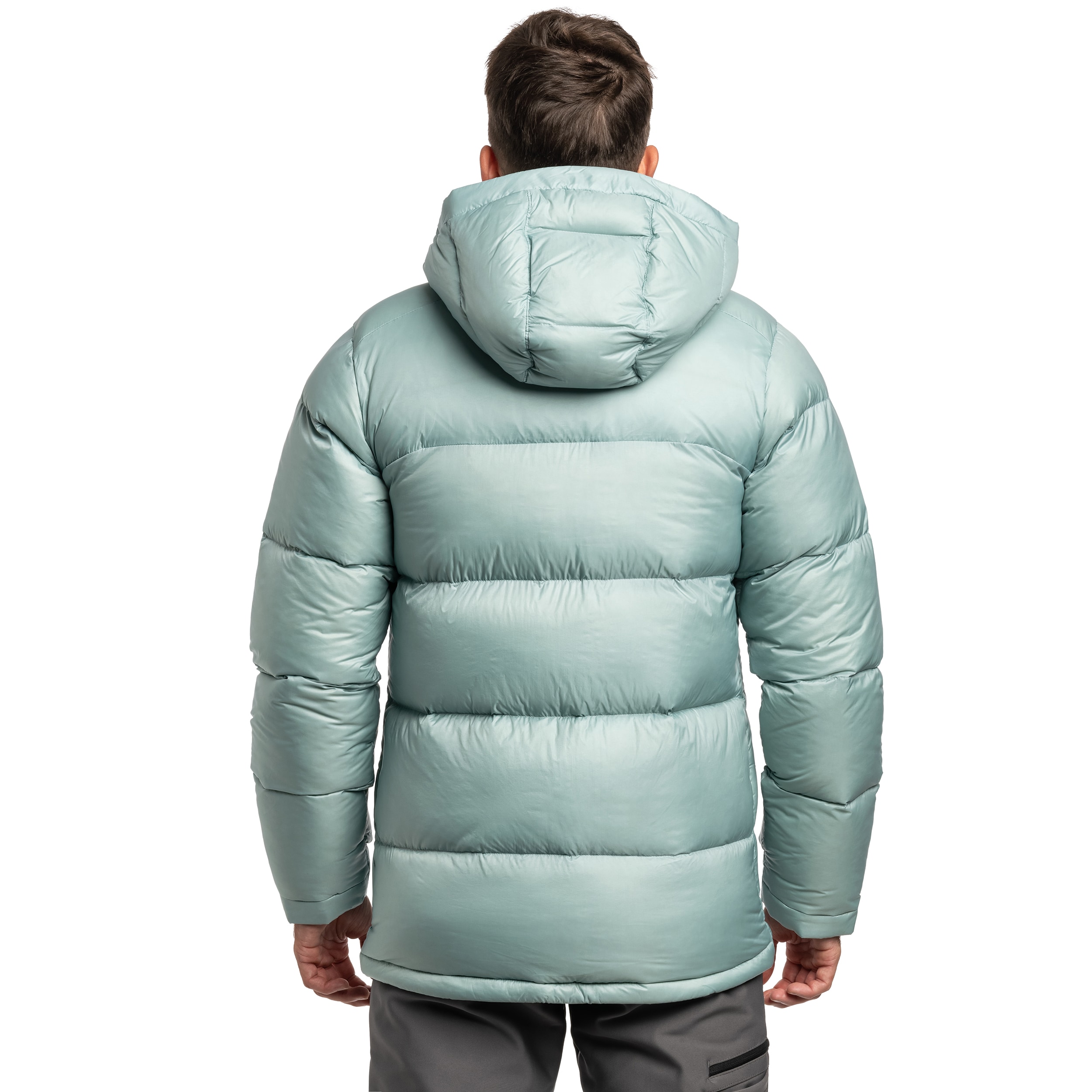 Giacca Columbia Cloudview Down Hooded Jacket - Crushed Blue