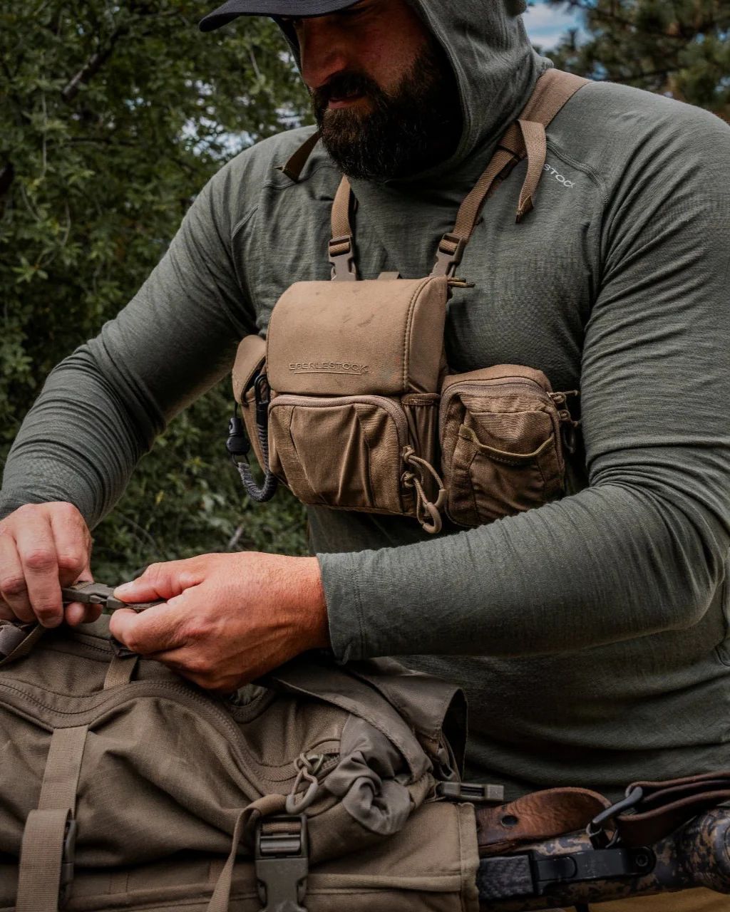 Borsa Eberlestock Recon Modular Bino Pack Large - Dry Earth