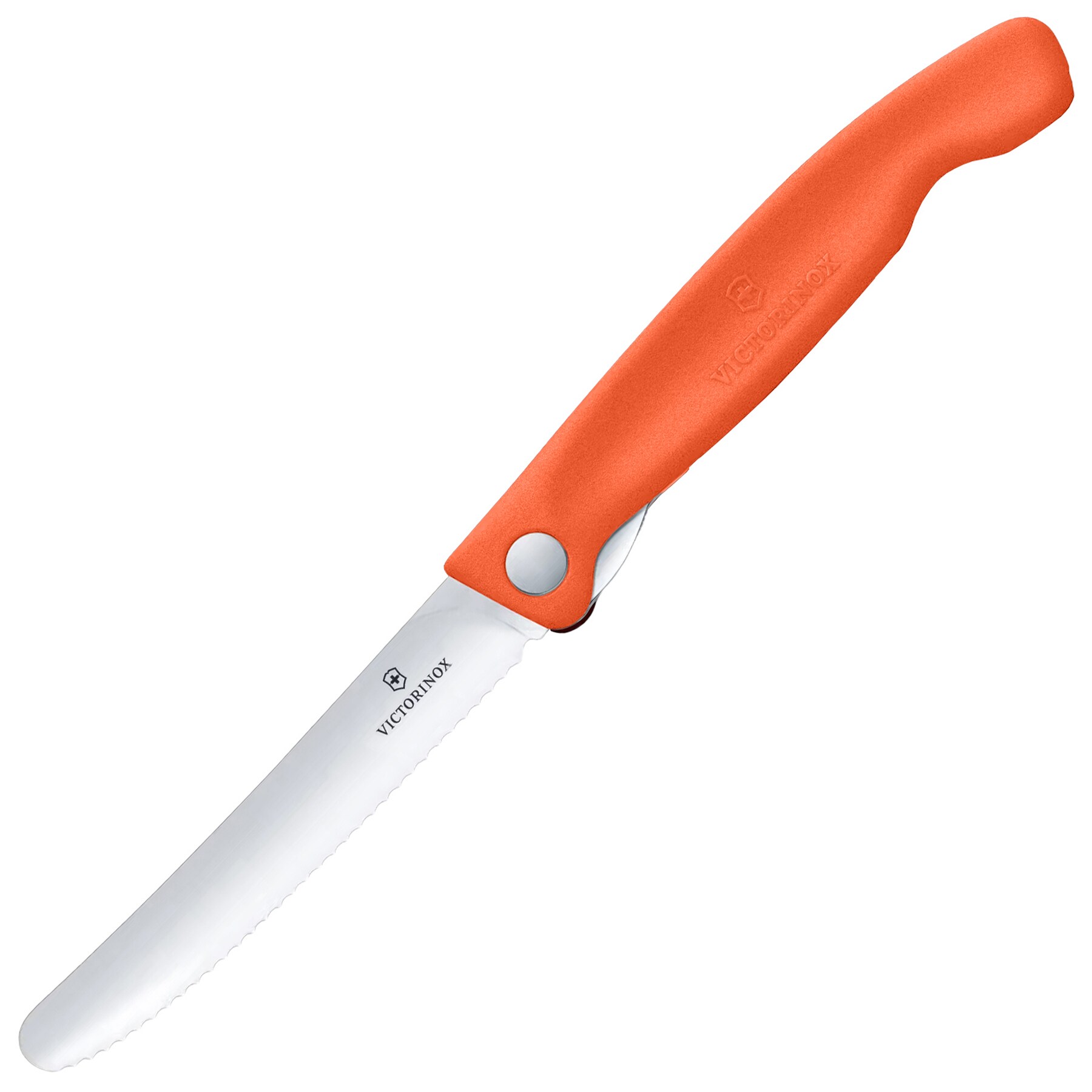 Coltello pieghevole da cucina Victorinox Picnic Swiss Classic - Tangerine Orange