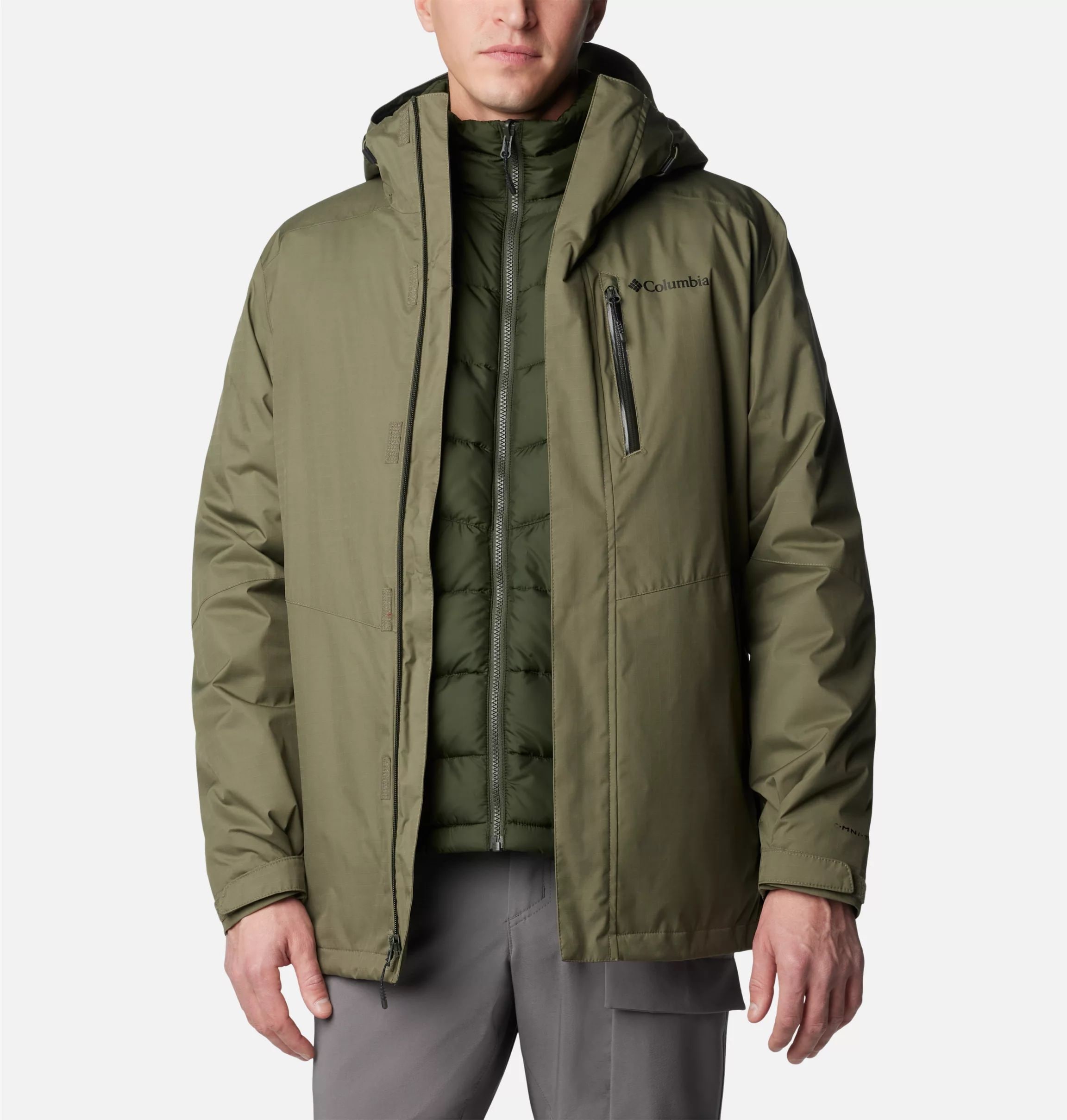 Giacca Columbia Oak Harbor Waterproof Insulated - Stone Green