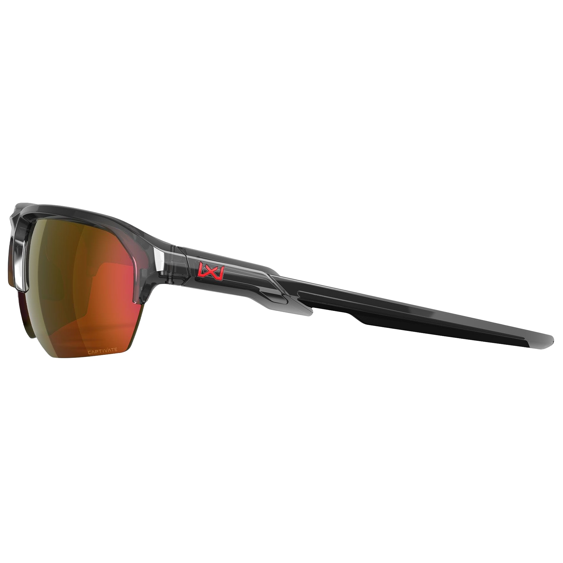 Occhiali Wiley X WX JAKL - Captivate Red Mirror/Gloss Crystal Grey