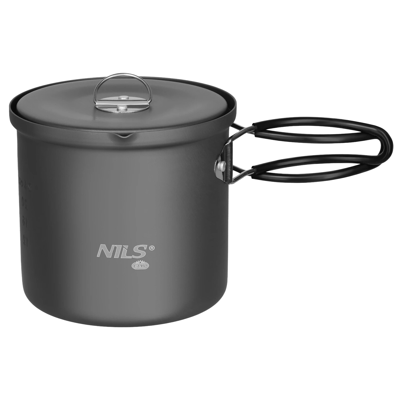 Pentola da campeggio con coperchio Nils Camp NC4202 1 l