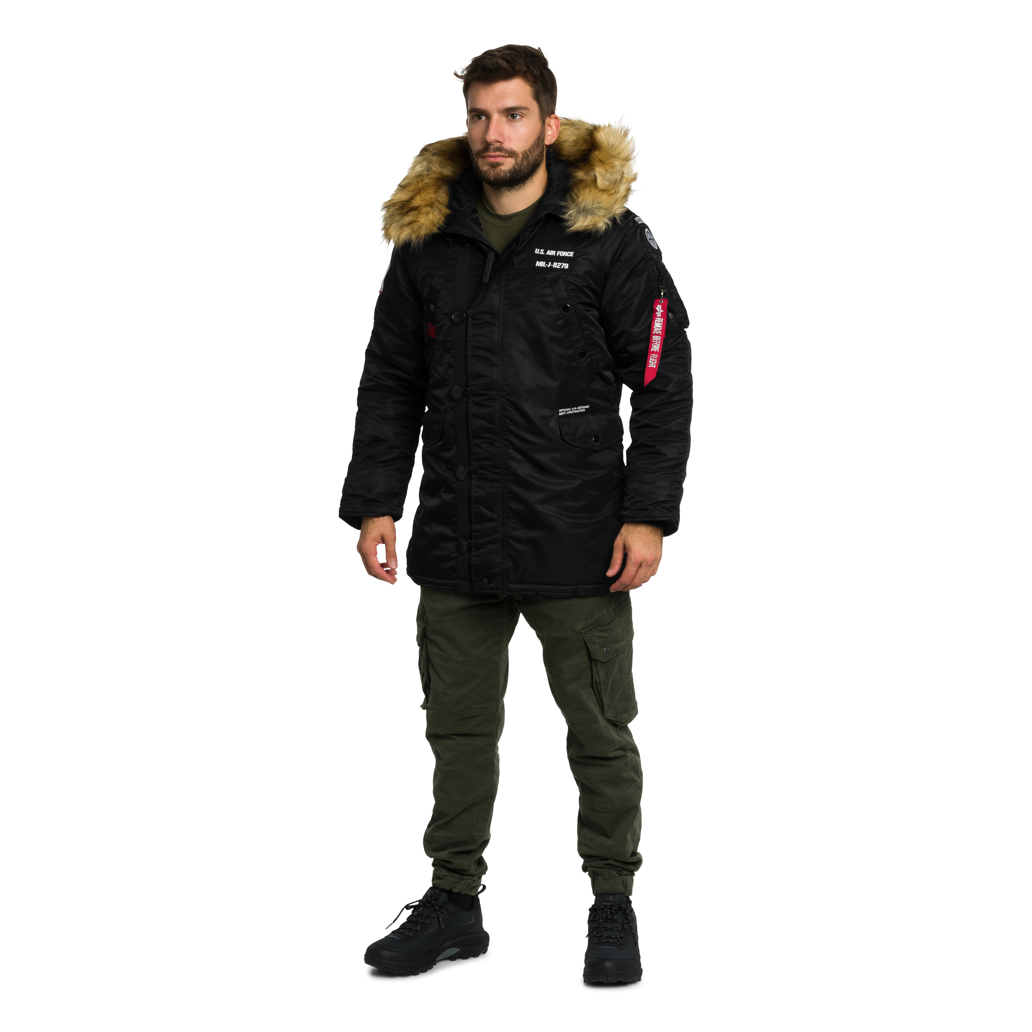 Giacca Alpha Industries N3B Airborne - Black