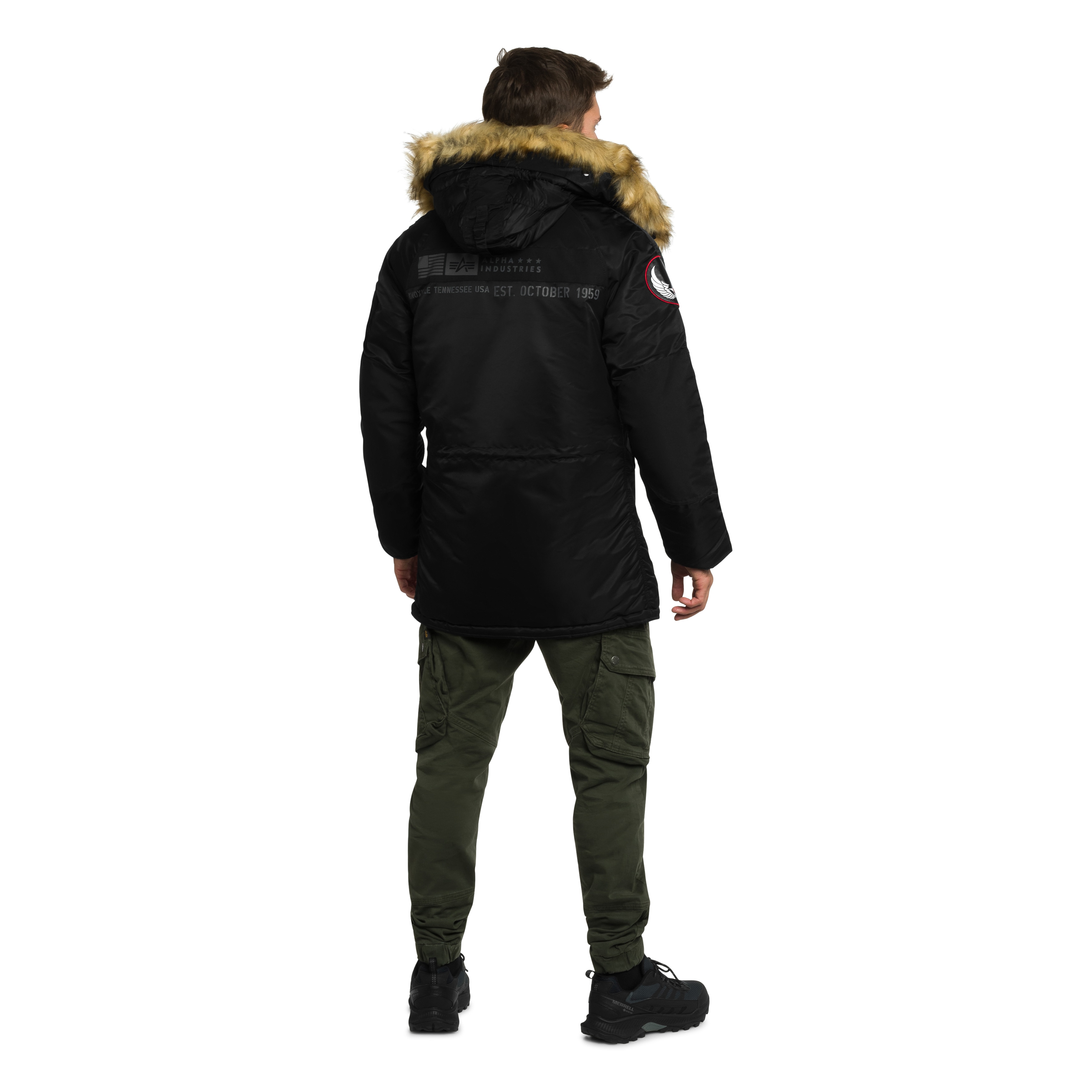 Giacca Alpha Industries N3B Airborne - Black