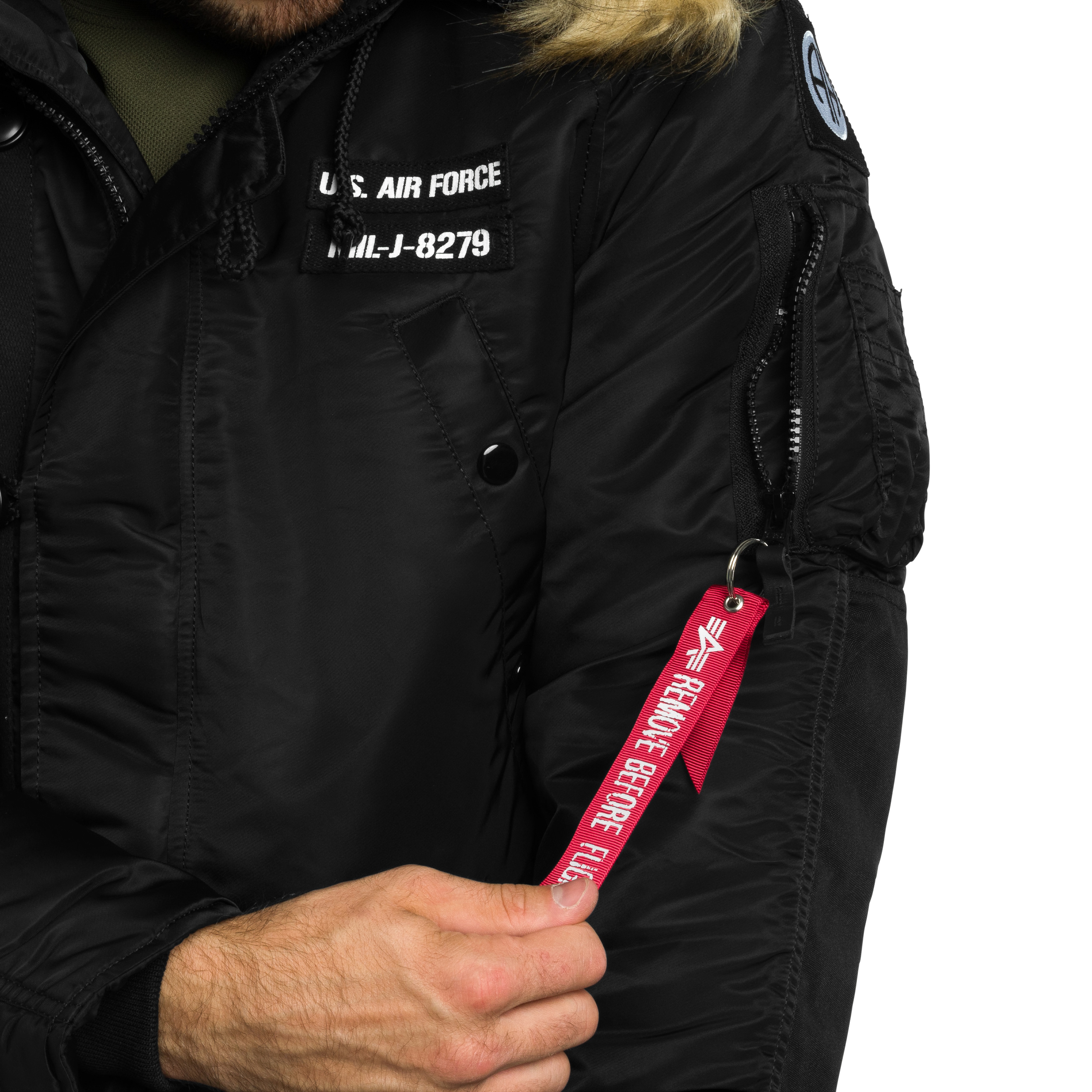 Giacca Alpha Industries N3B Airborne - Black