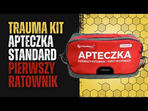 Kit di pronto soccorso AedMax STANDARD Pierwszy Ratownik Trauma Kit