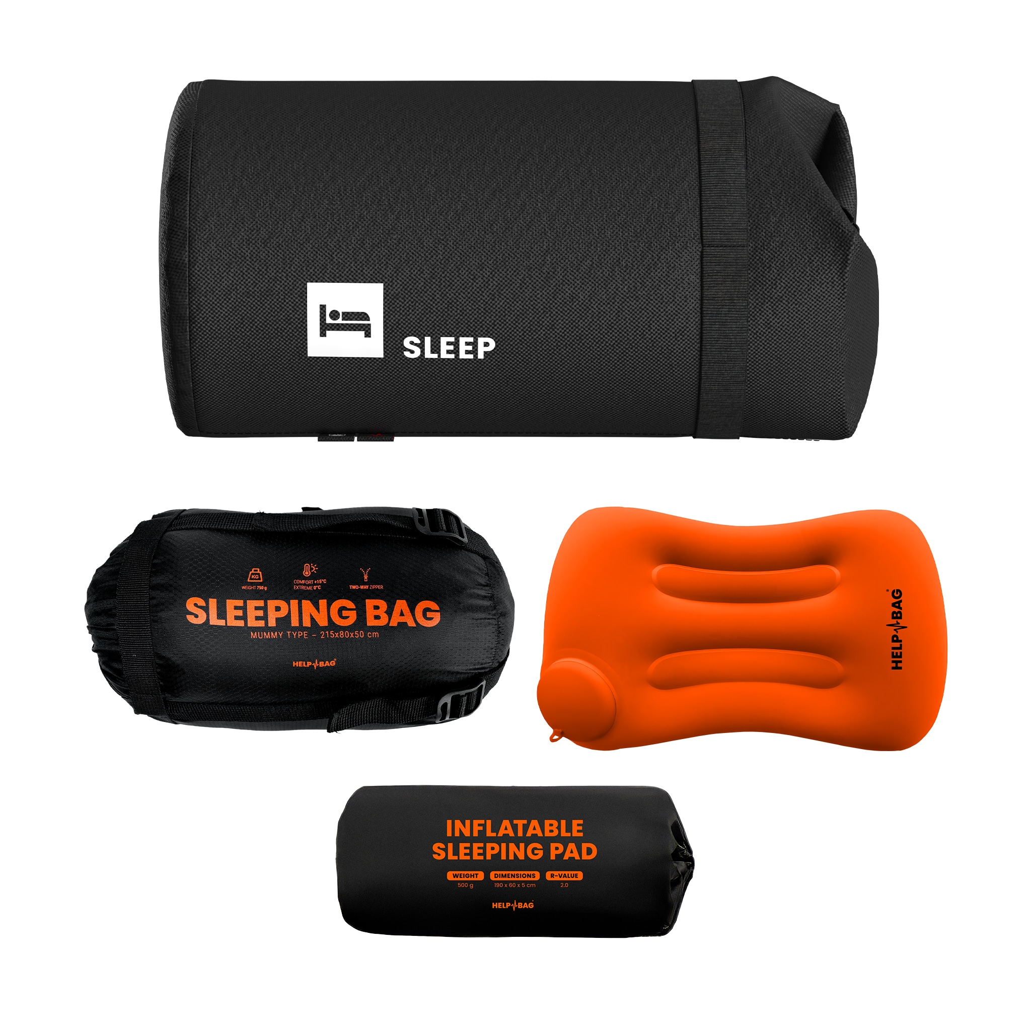Kit di emergenza Help Bag Max Pro 5.0 - Black