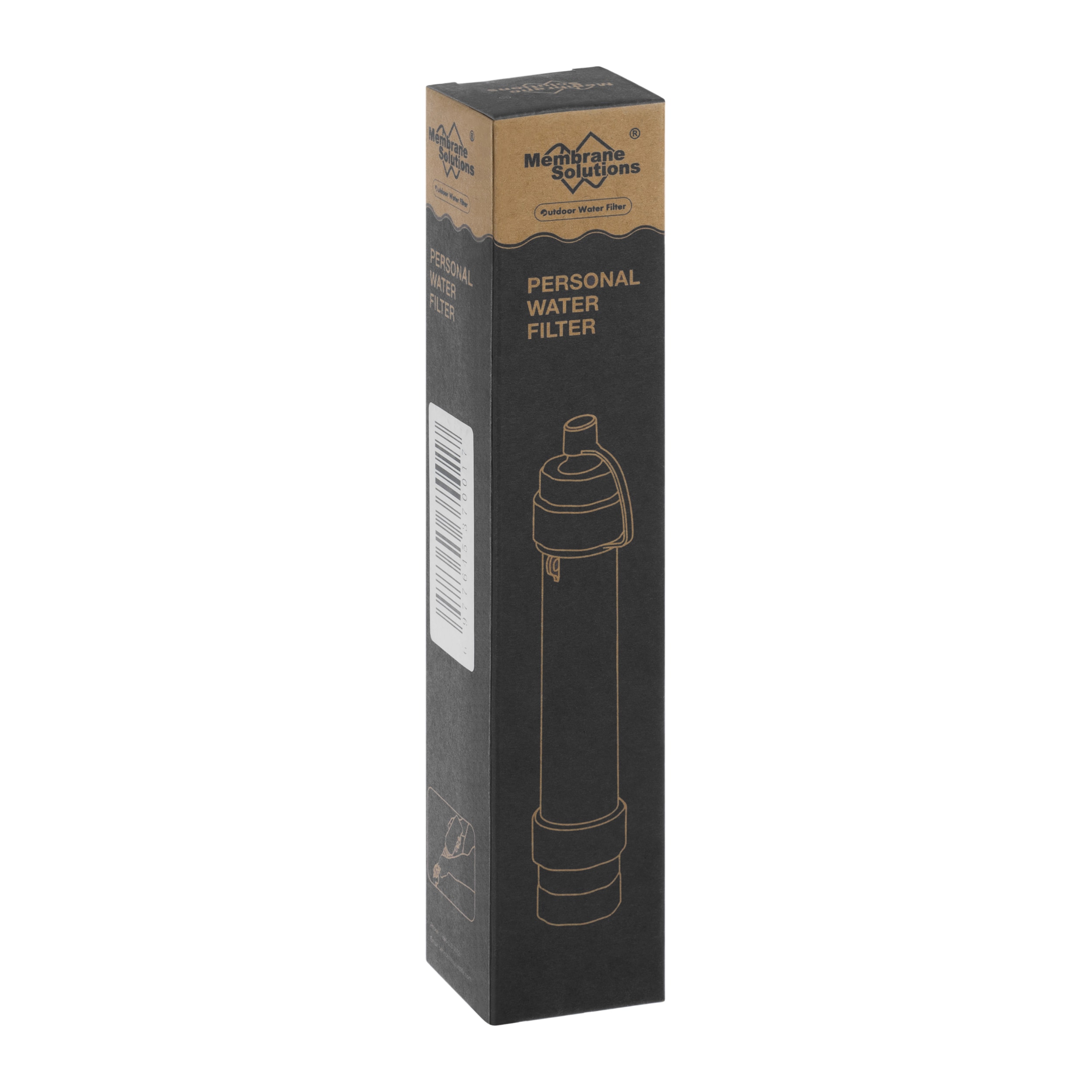 Filtro per acqua Membrane Solutions Straw II - Dark Blue