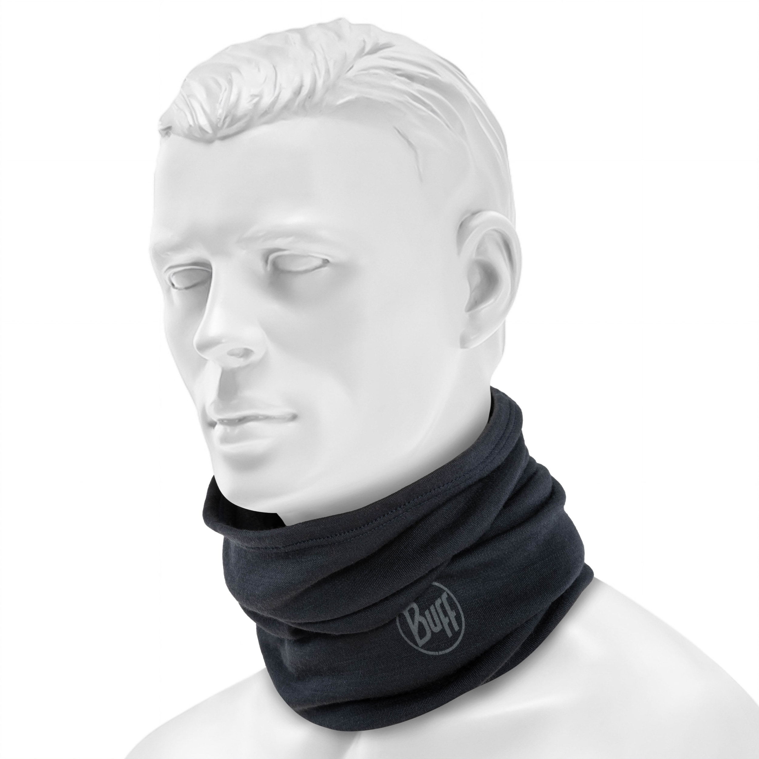 Bandana tubolare protettiva Buff Safety Merino Wool Thermal - Navy