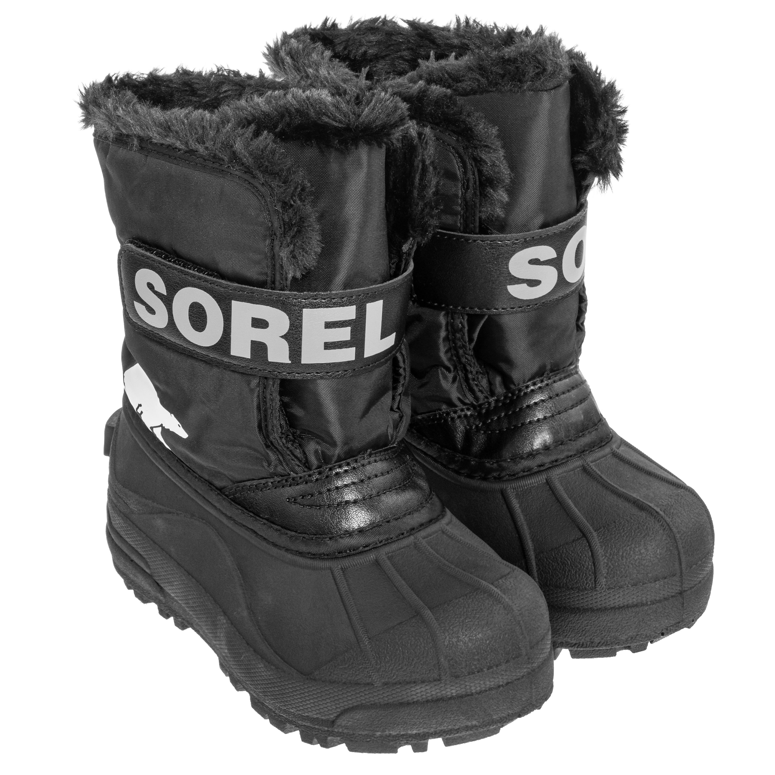 Stivali da neve per bambini Sorel Snow Commander Boot - Black/Charcoal