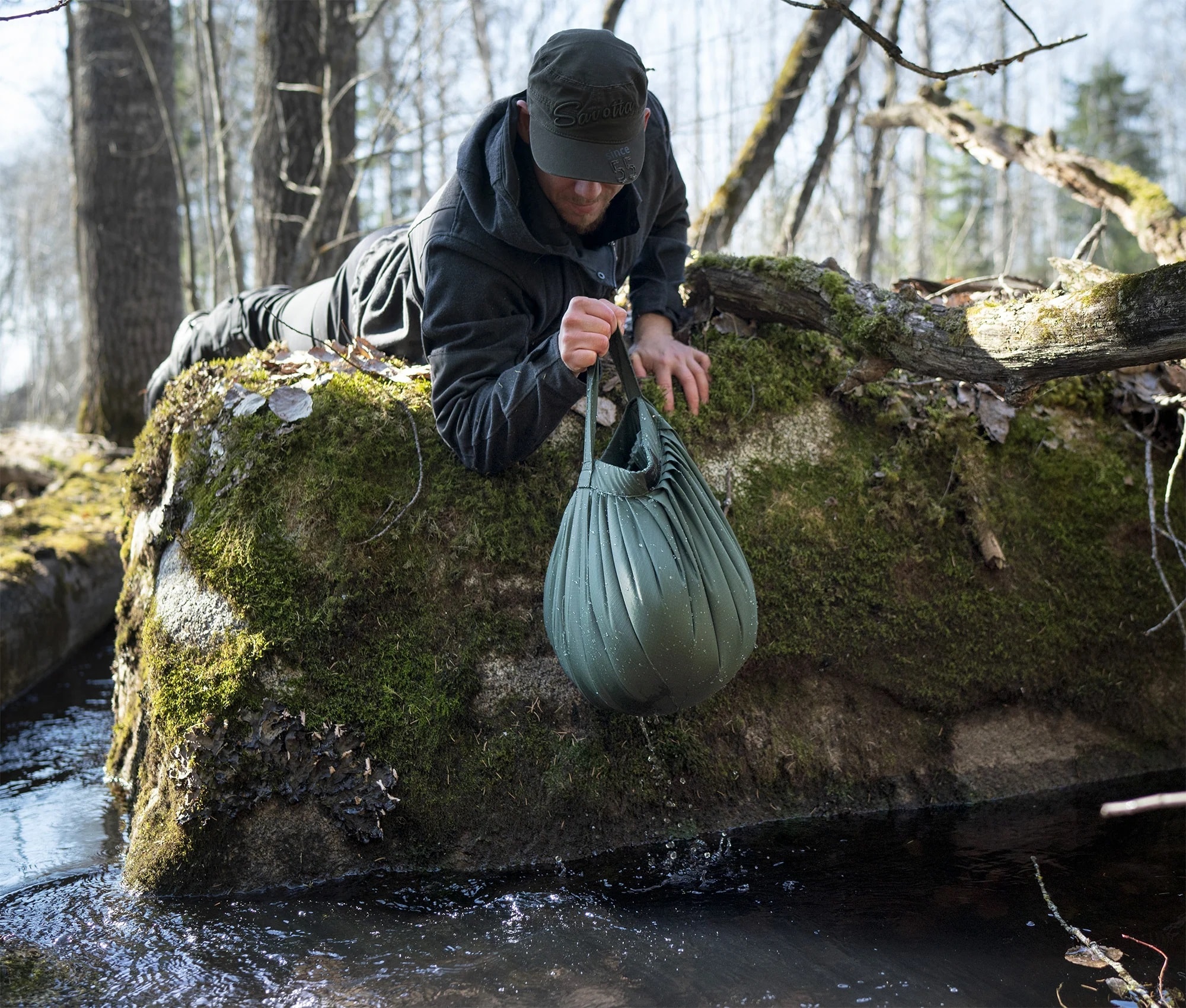 Borsa per acqua Savotta Water Carrying Bag - Green