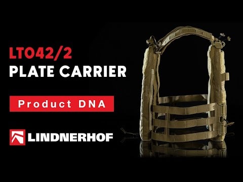 Porta piastre tattico Lindnerhof Plate Carrier LT042/2 - Stone Grey