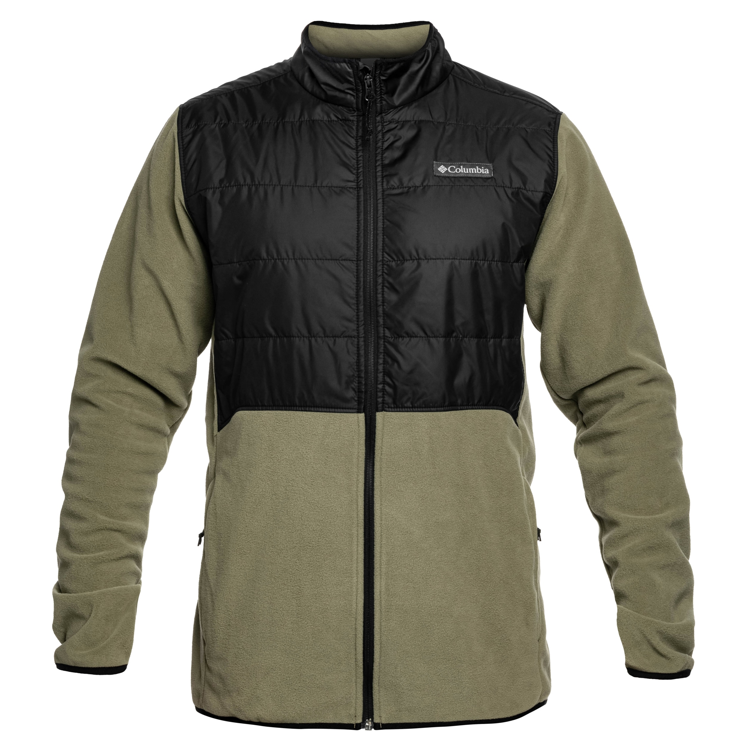 Pile Columbia Basin Butte II Hybrid Fleece Jacket - Stone Green/Black