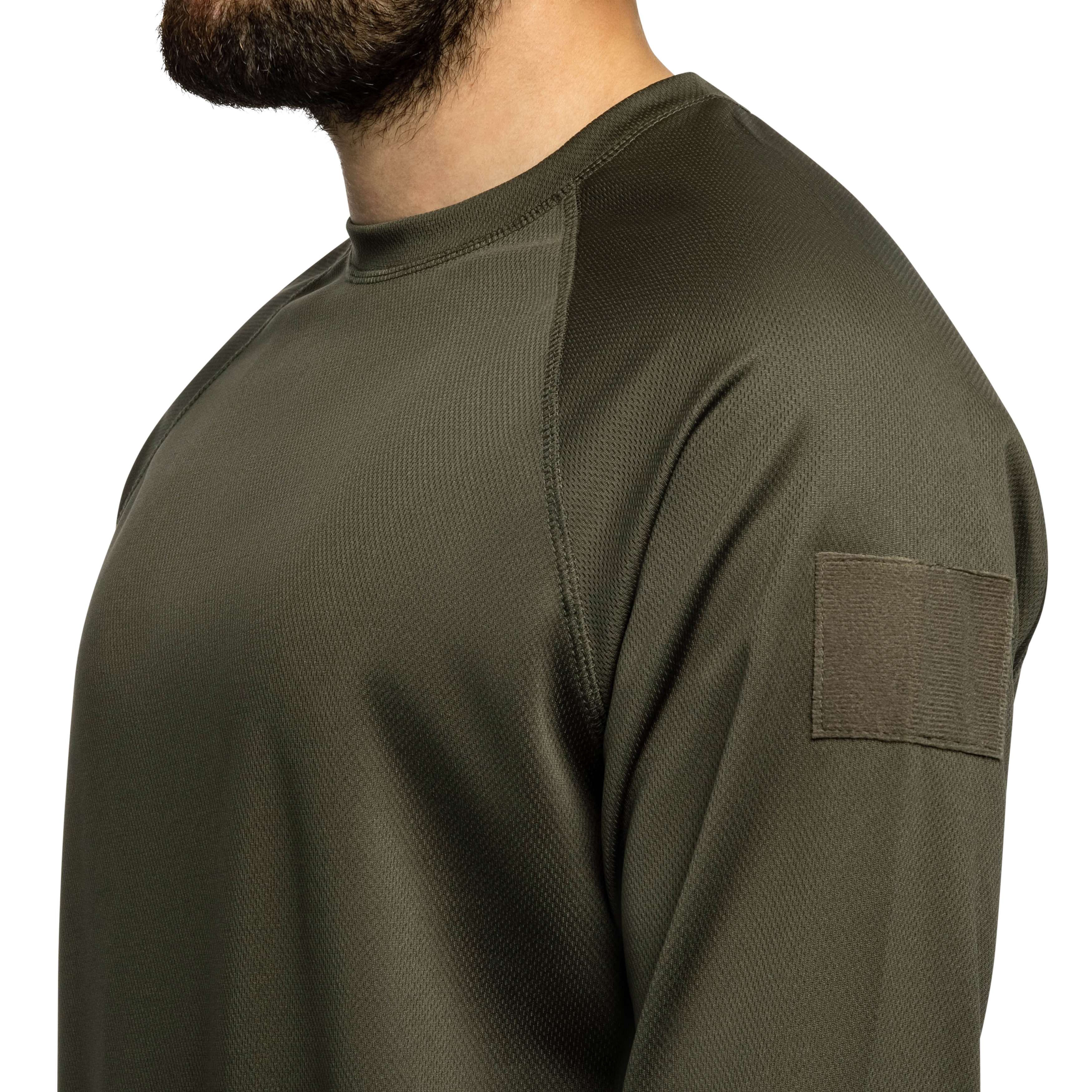 Maglia Brandit QuickDry a Manica Lunga - Olive