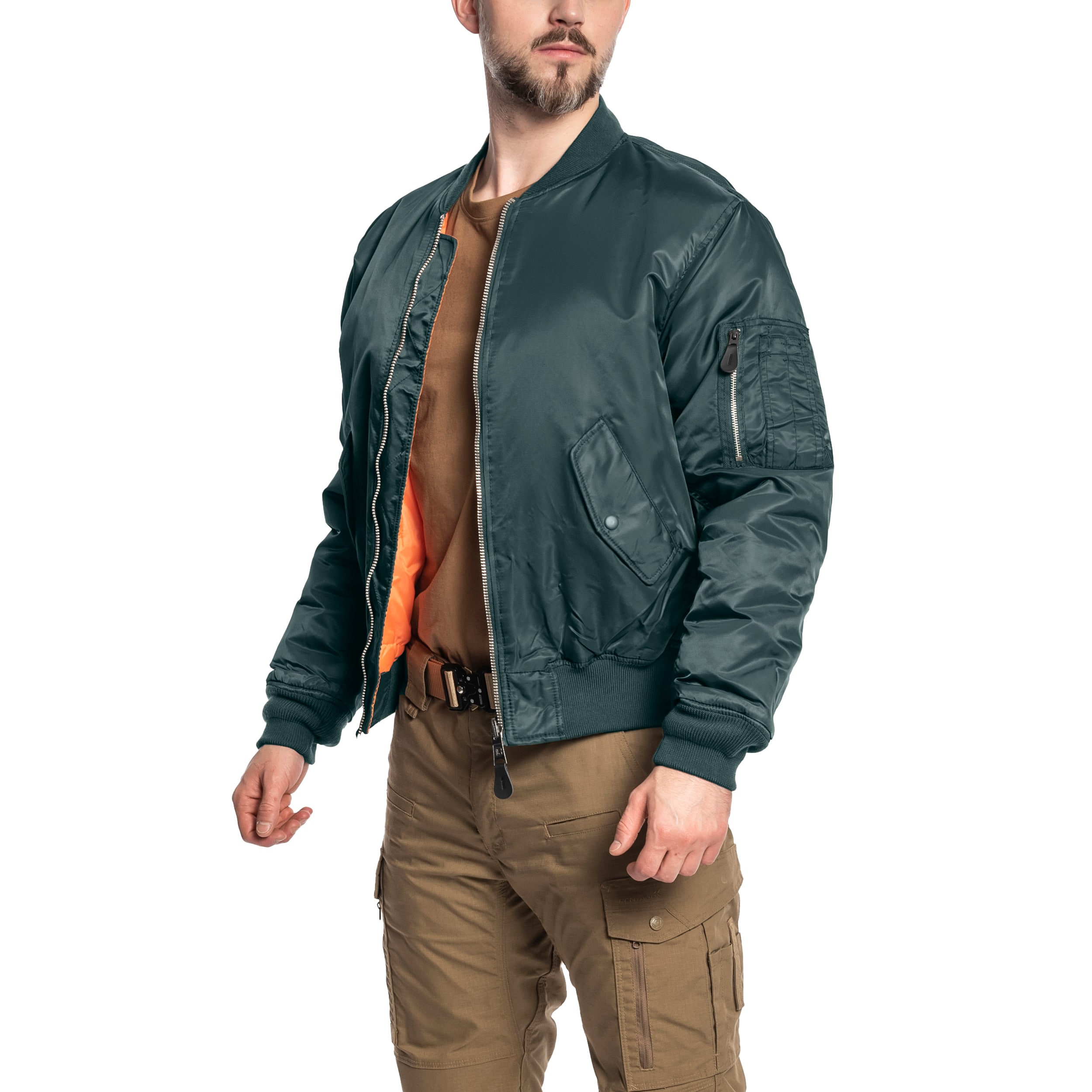 Giacca Brandit MA1 - Bottle Green