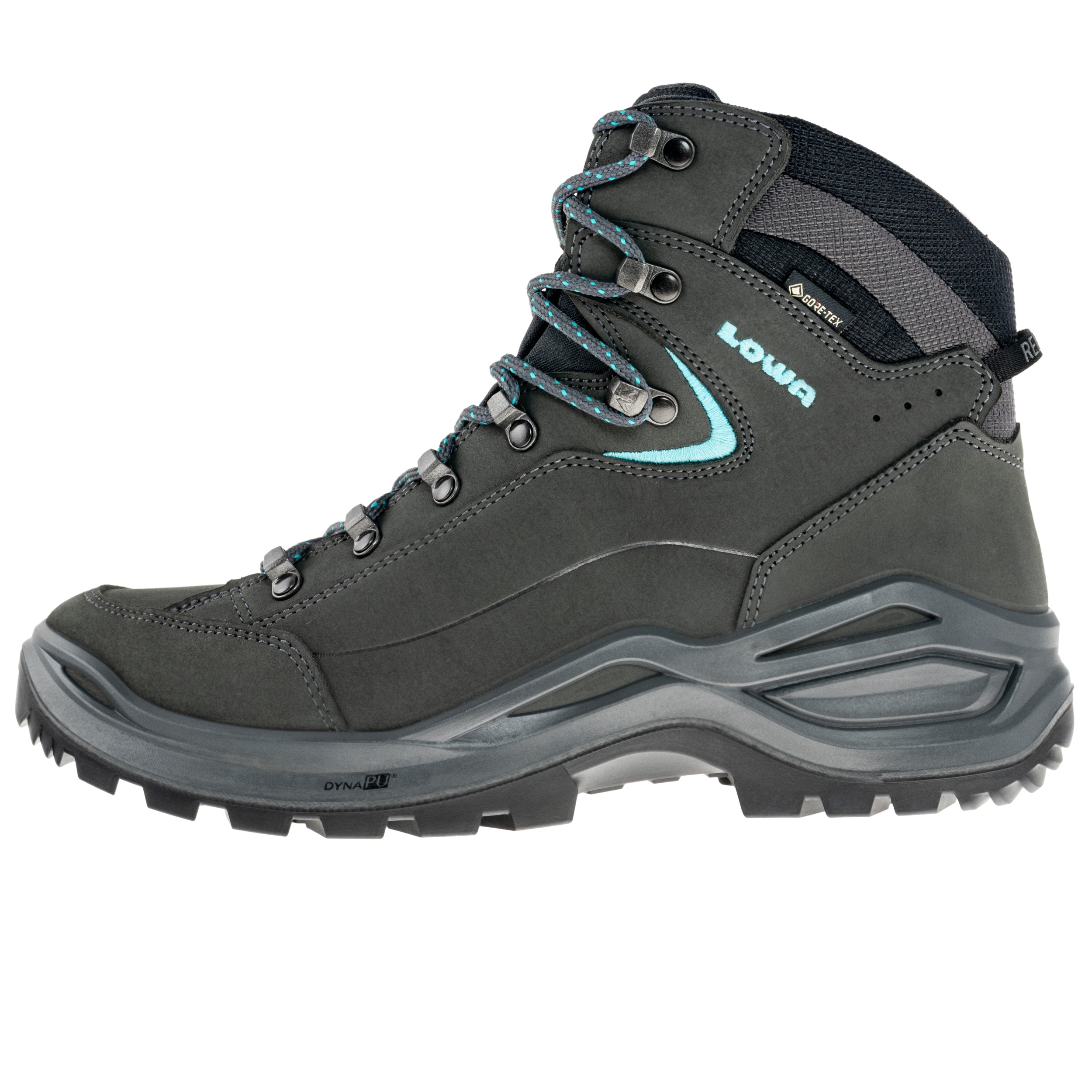 Scarponi da donna Lowa Renegade EVO GTX MID - Asphalt/Turqoise