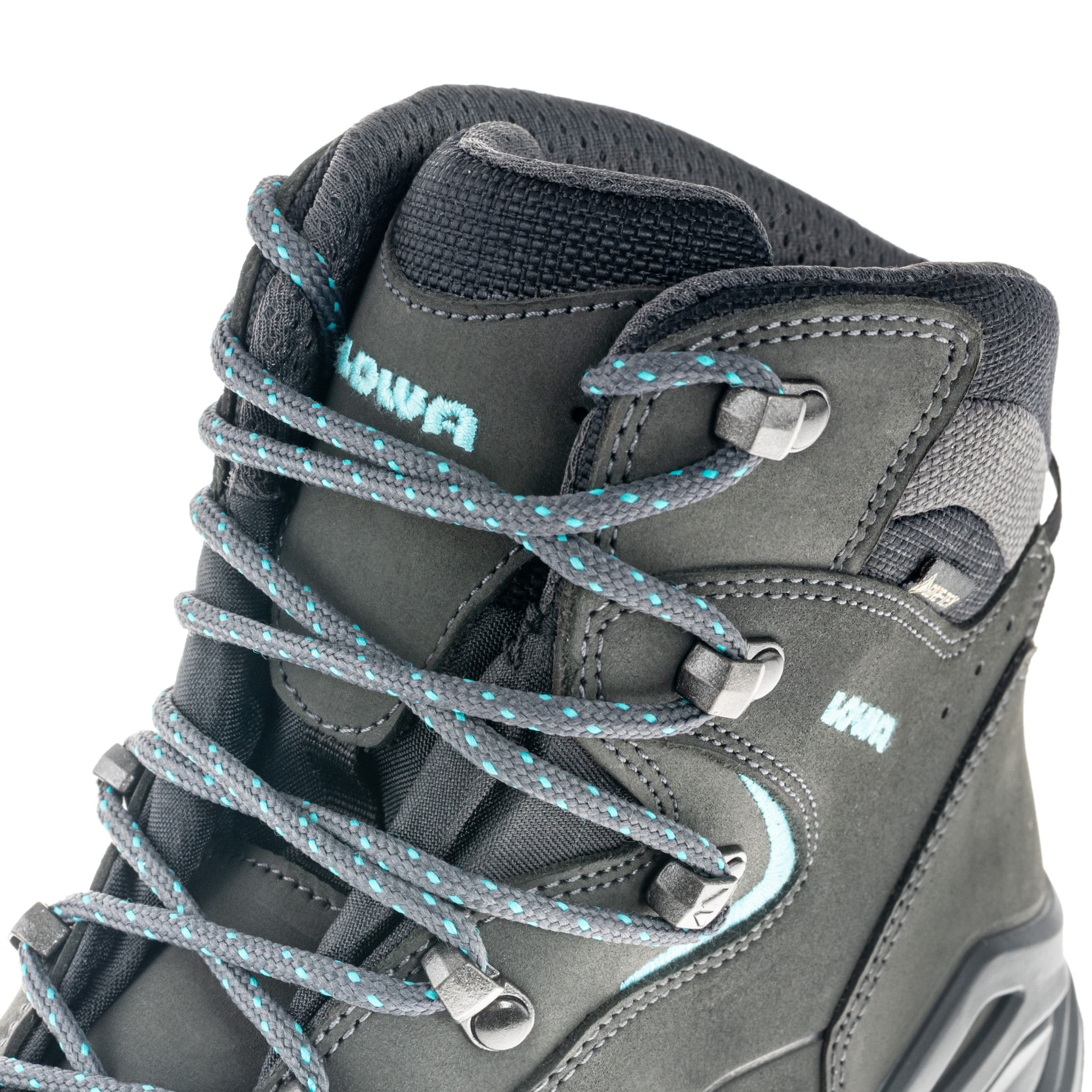 Scarponi da donna Lowa Renegade EVO GTX MID - Asphalt/Turqoise