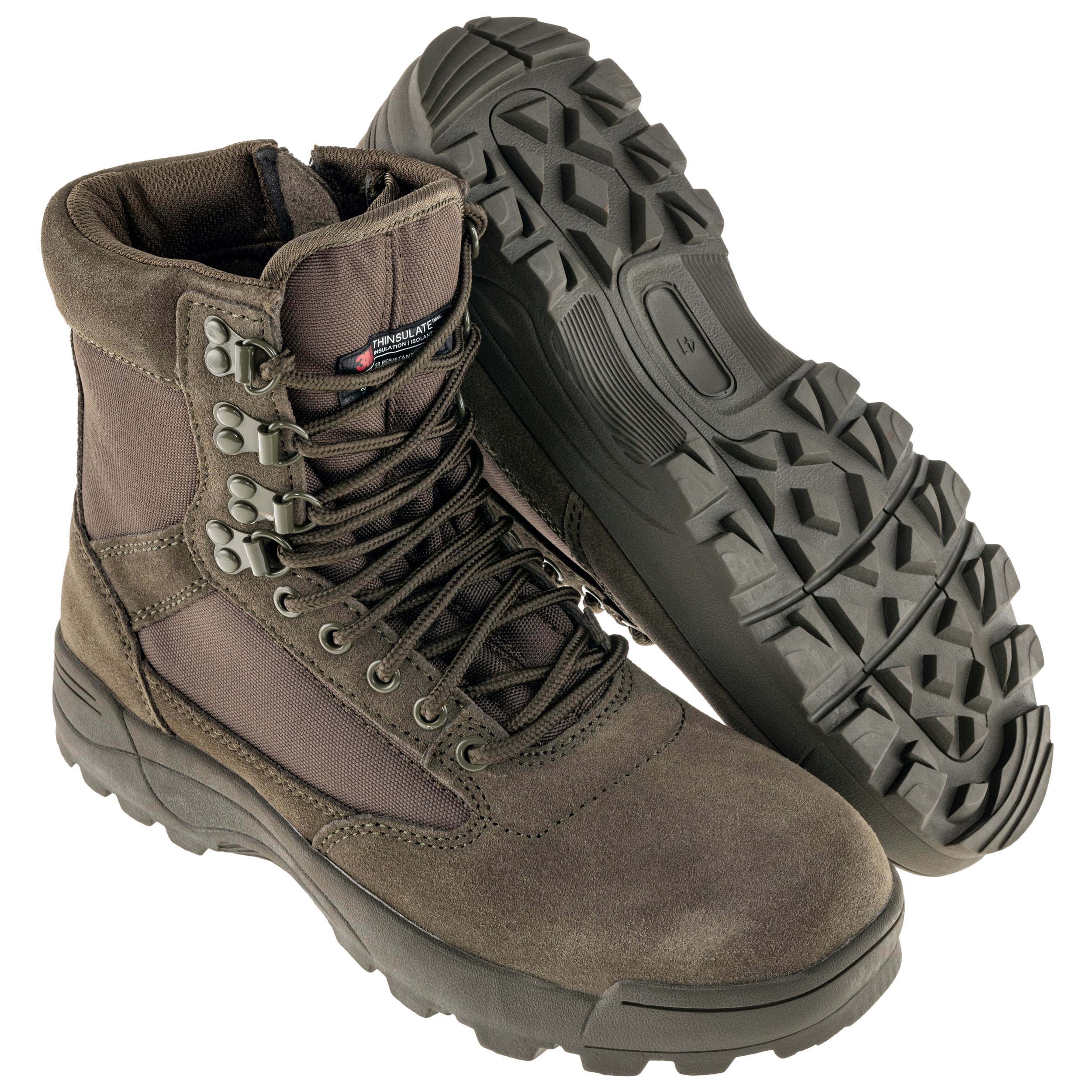 Stivali Brandit Tactical Zipper - Olive