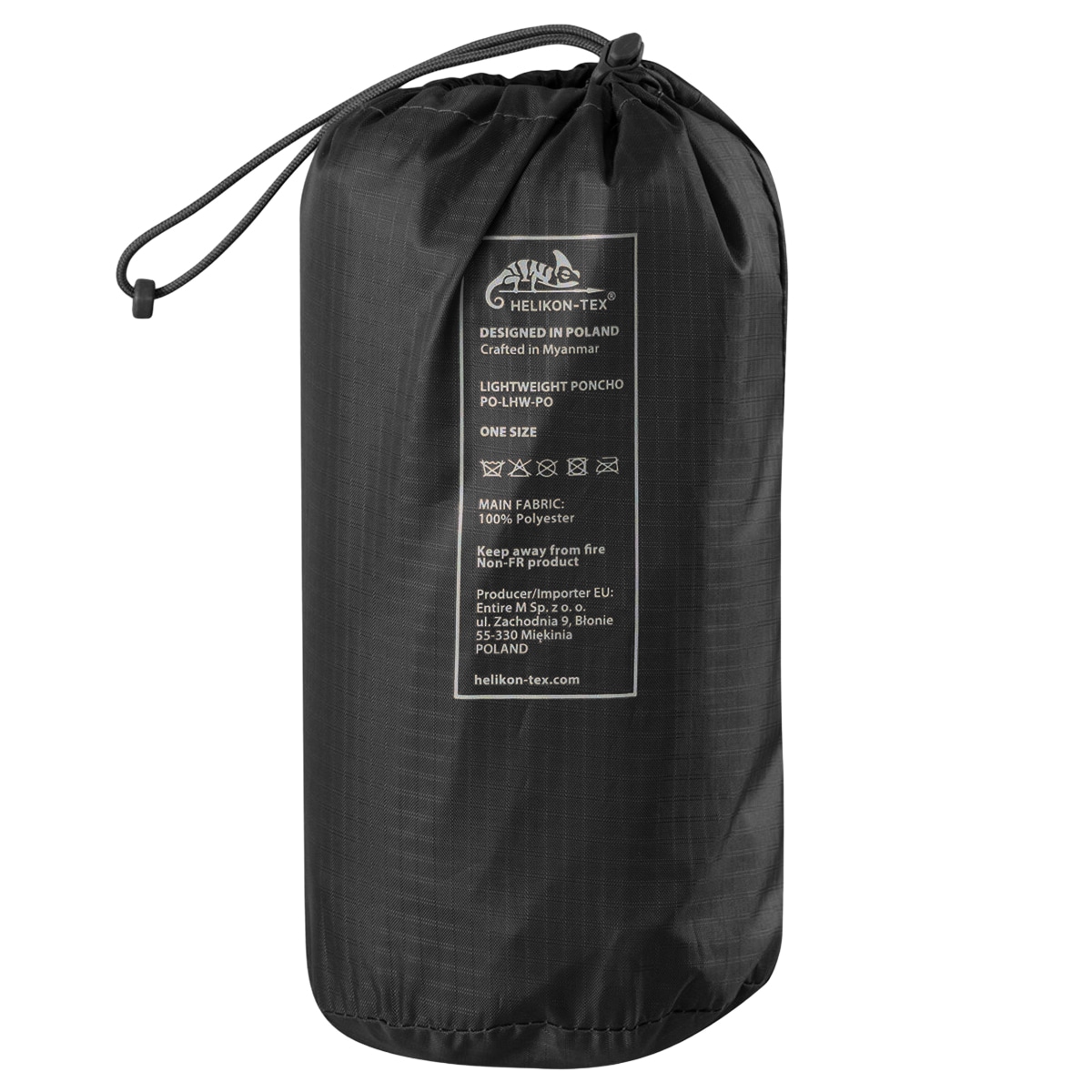 Poncho Helikon-Tex Lightweight - Black