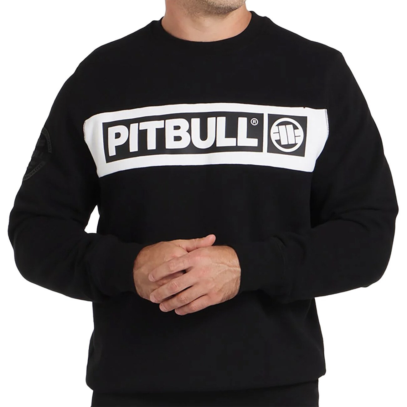 Felpa Pitbull Crewneck Sherwood - Black