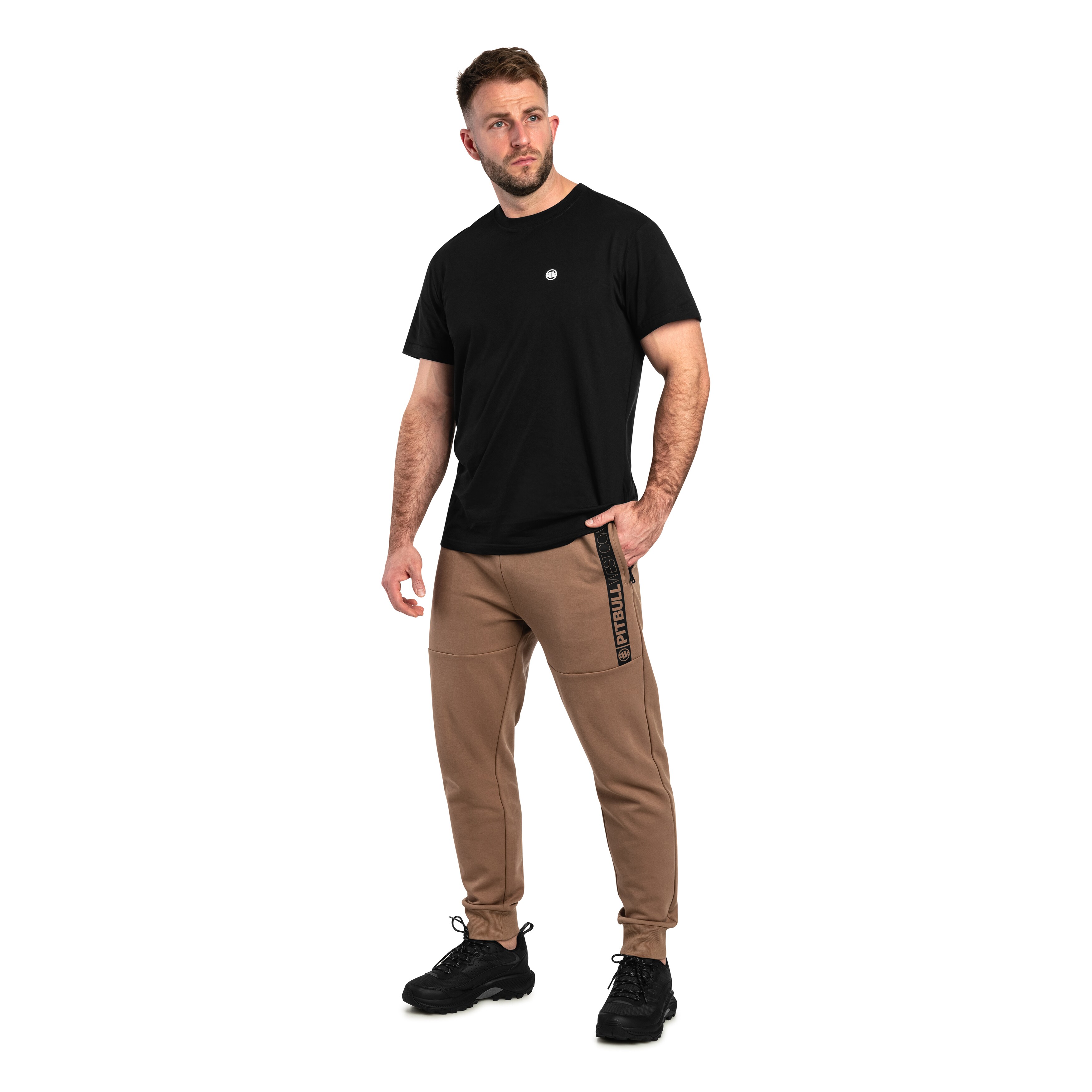 Pantaloni da tuta Pitbull Saturn - Coyote Brown