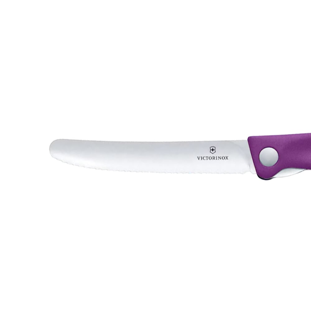 Coltello pieghevole da cucina Victorinox Picnic Swiss Classic - Purple