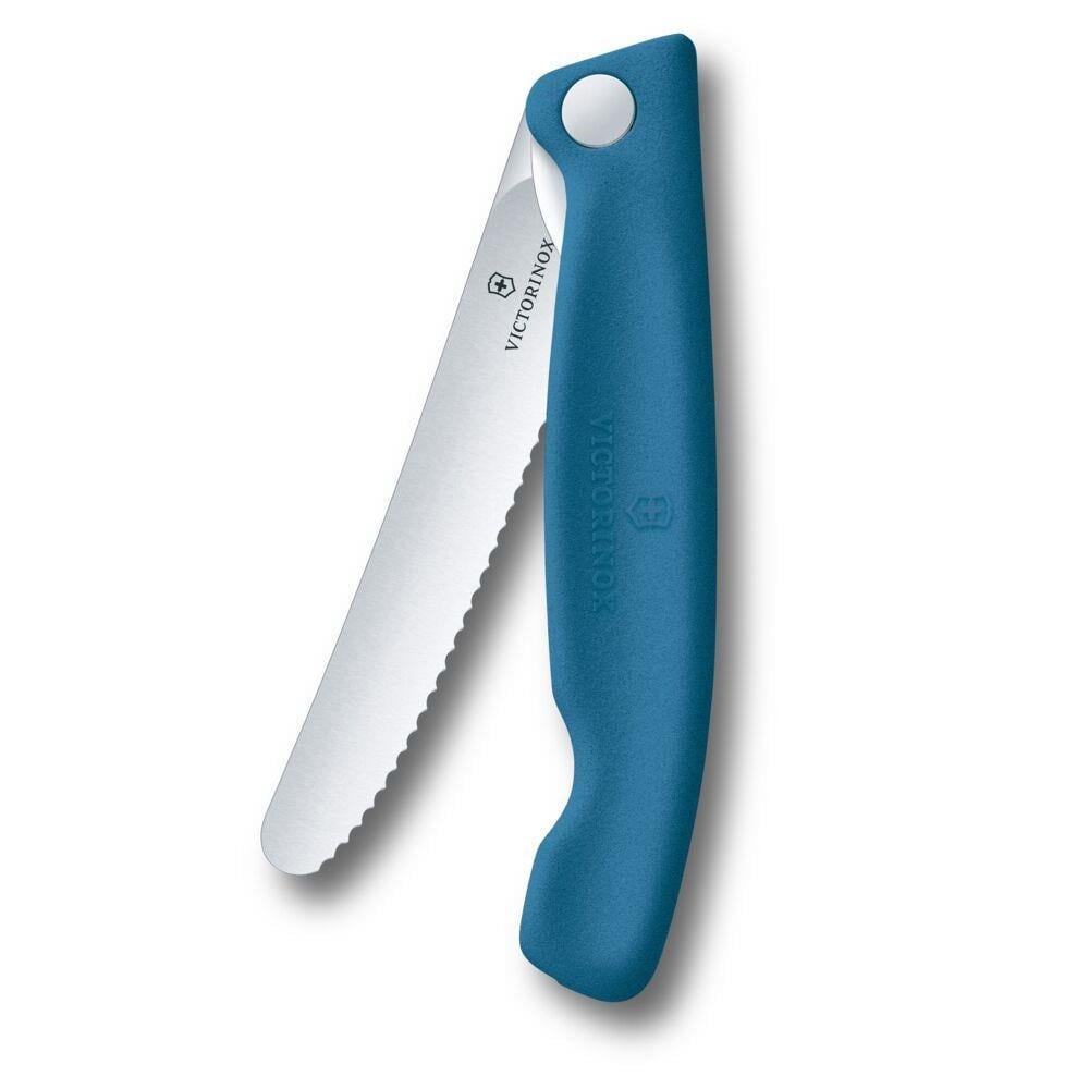Coltello pieghevole da cucina Victorinox Picnic Swiss Classic - Blue