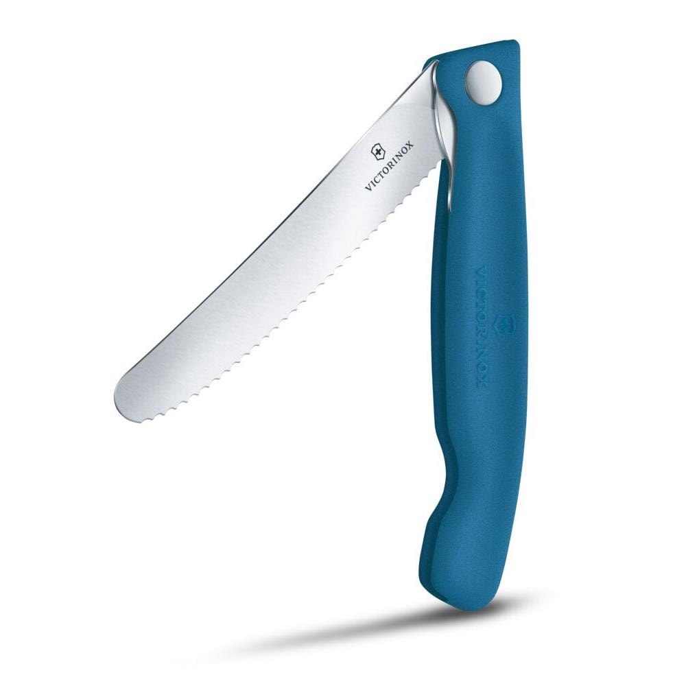 Coltello pieghevole da cucina Victorinox Picnic Swiss Classic - Blue