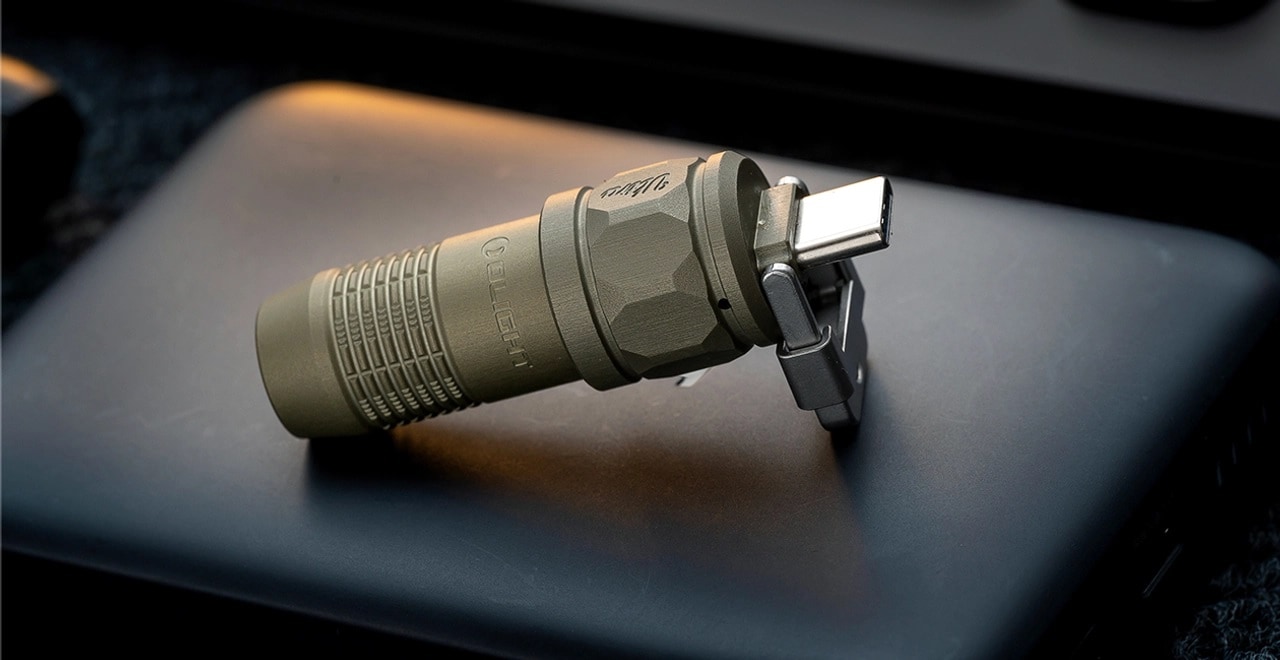 Torcia Olight iUltra - Olive Green 80 lumen