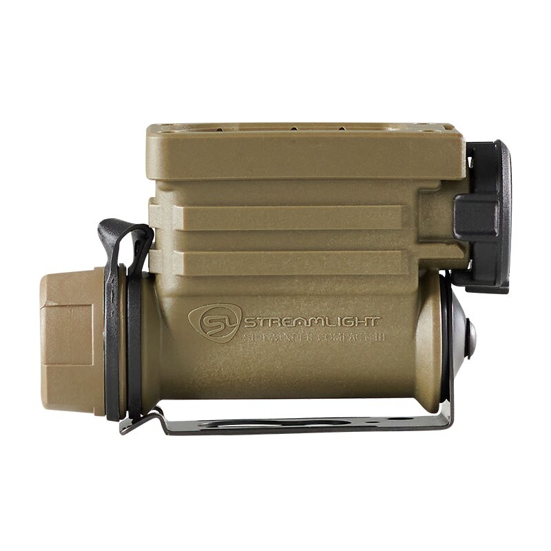 Torcia per casco Streamlight Sidewinder Compact III - 275 lumen - Coyote