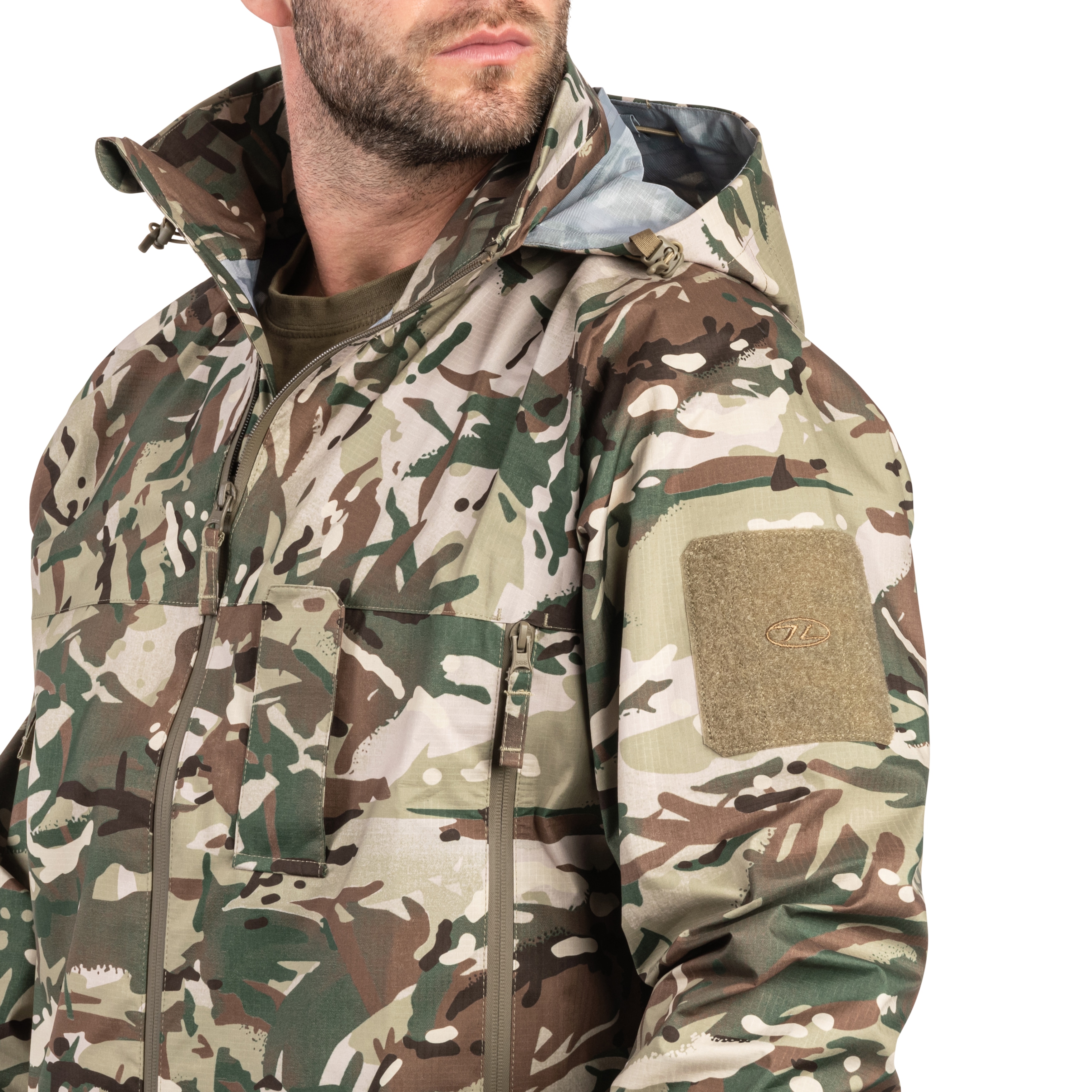Giacca Highlander Forces Cyclone Pro - Arid MC Camo
