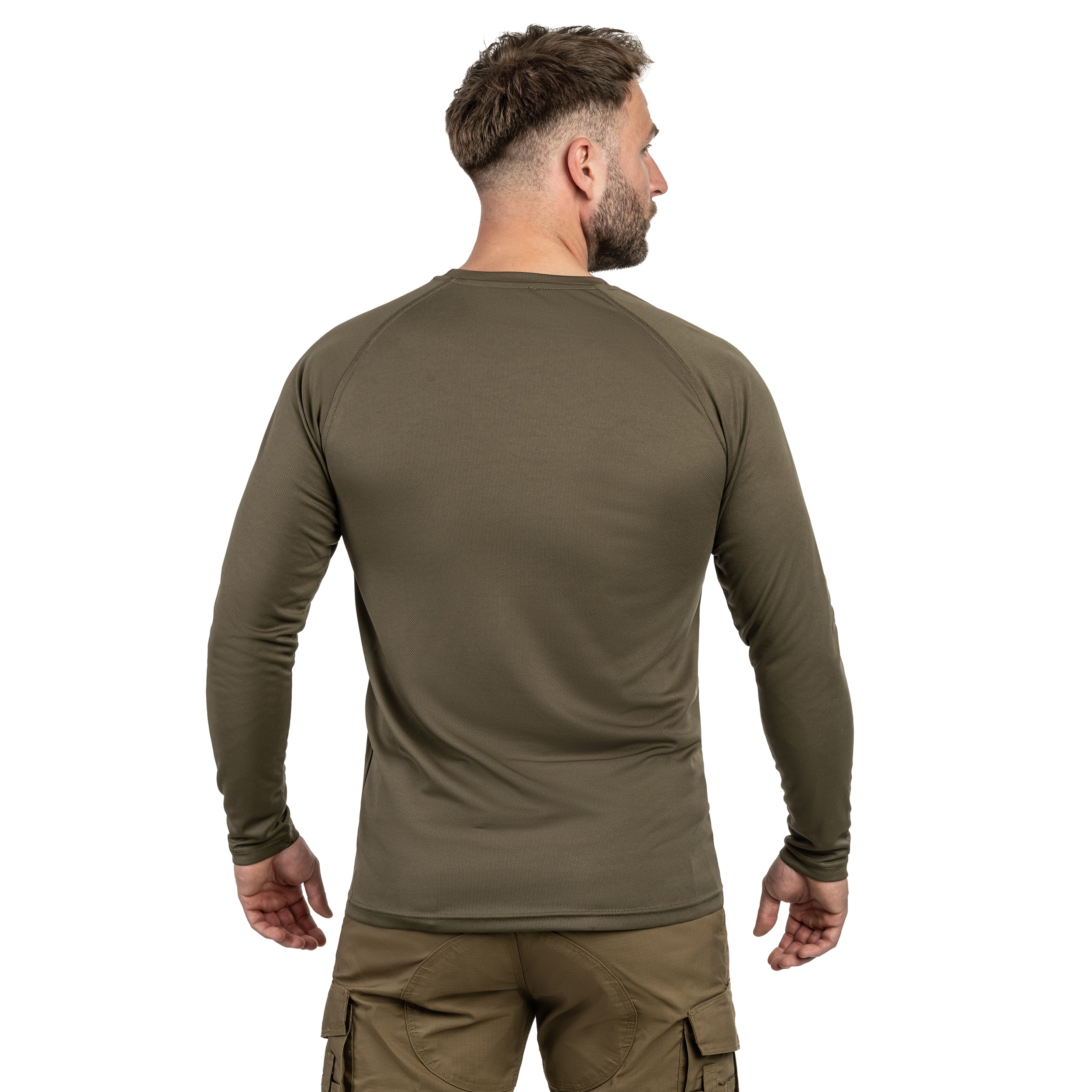 Maglia Highlander Forces Quick Dry Manica Lunga - Ranger Green