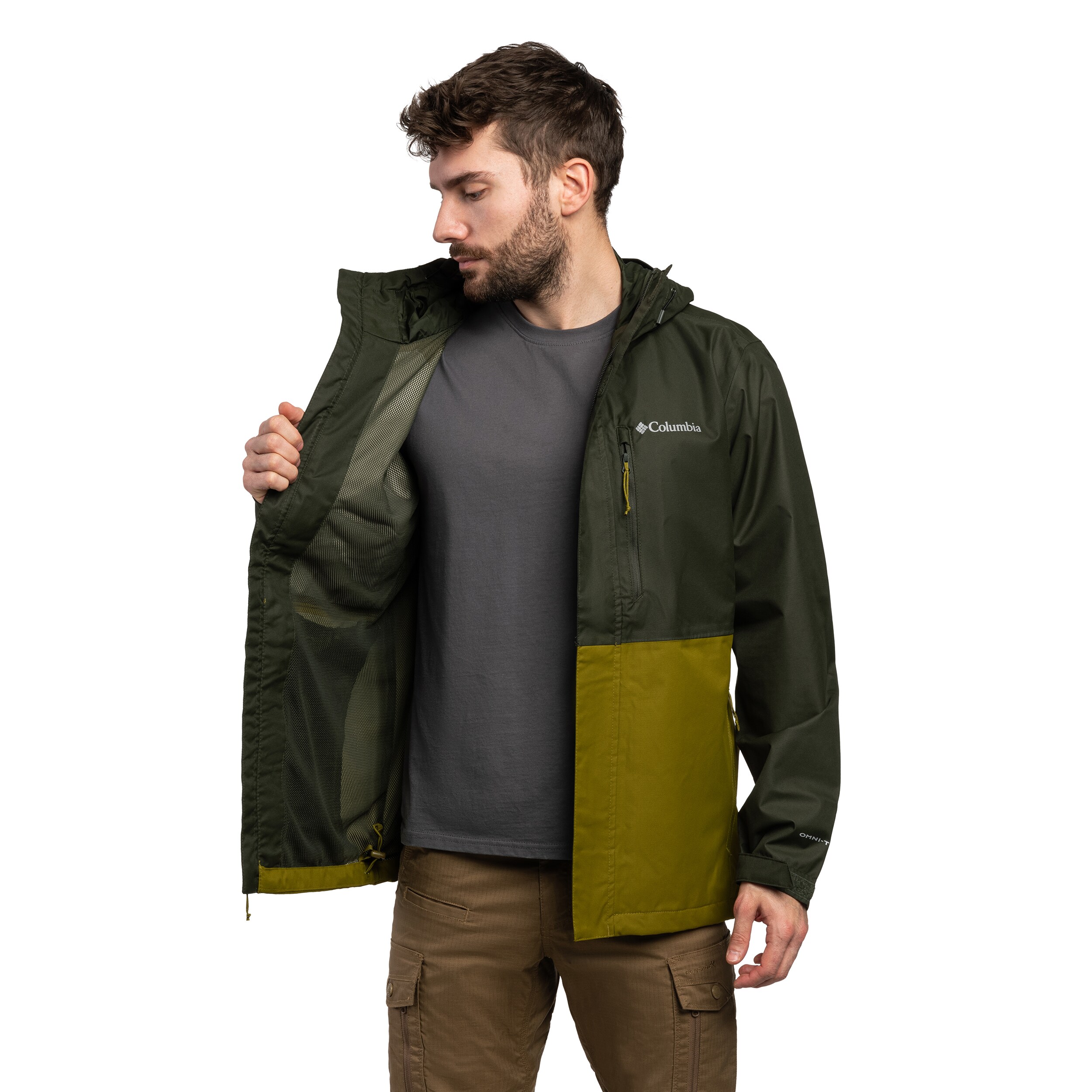 Giacca Columbia Hikebound II - Greenscape/Mossy Green