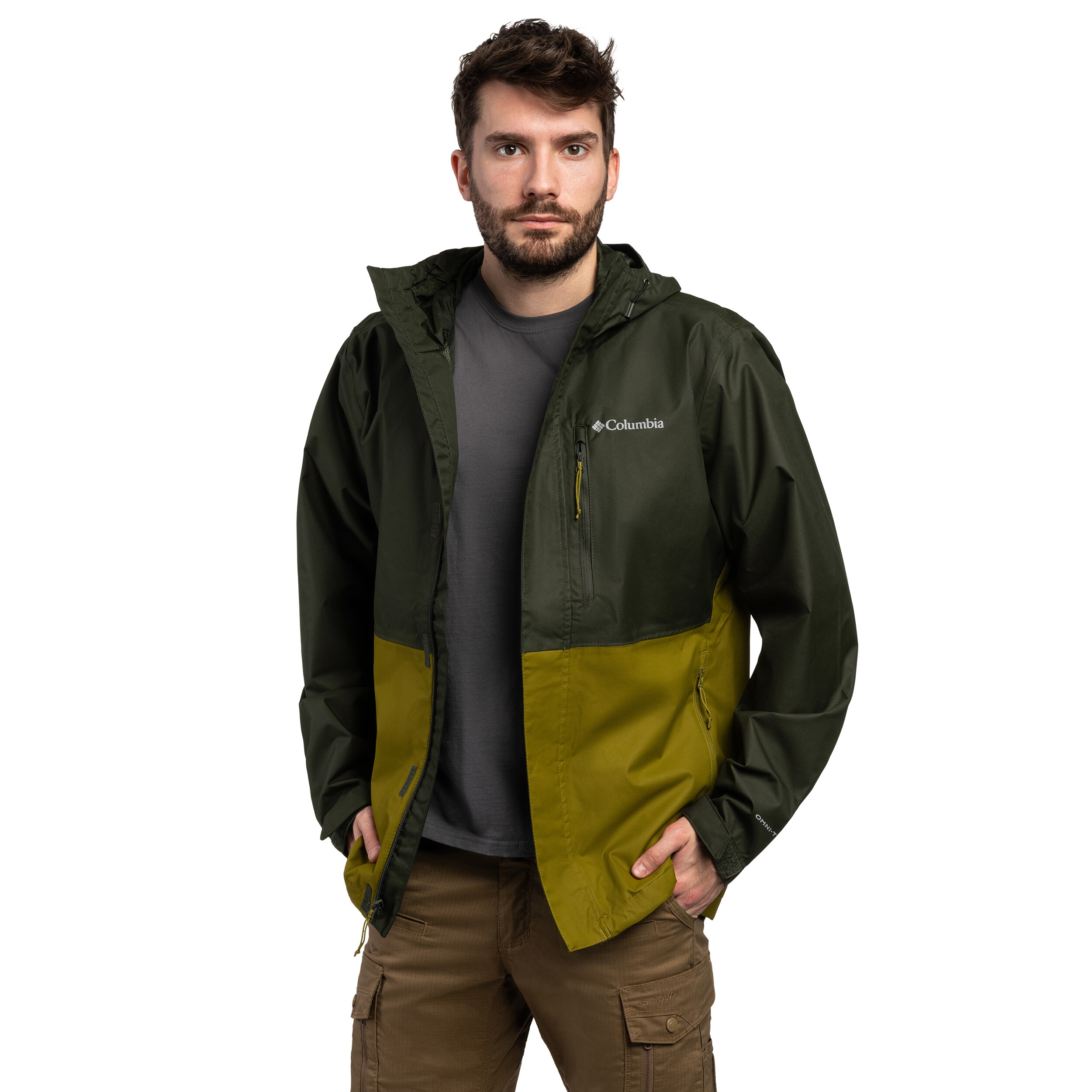 Giacca Columbia Hikebound II - Greenscape/Mossy Green