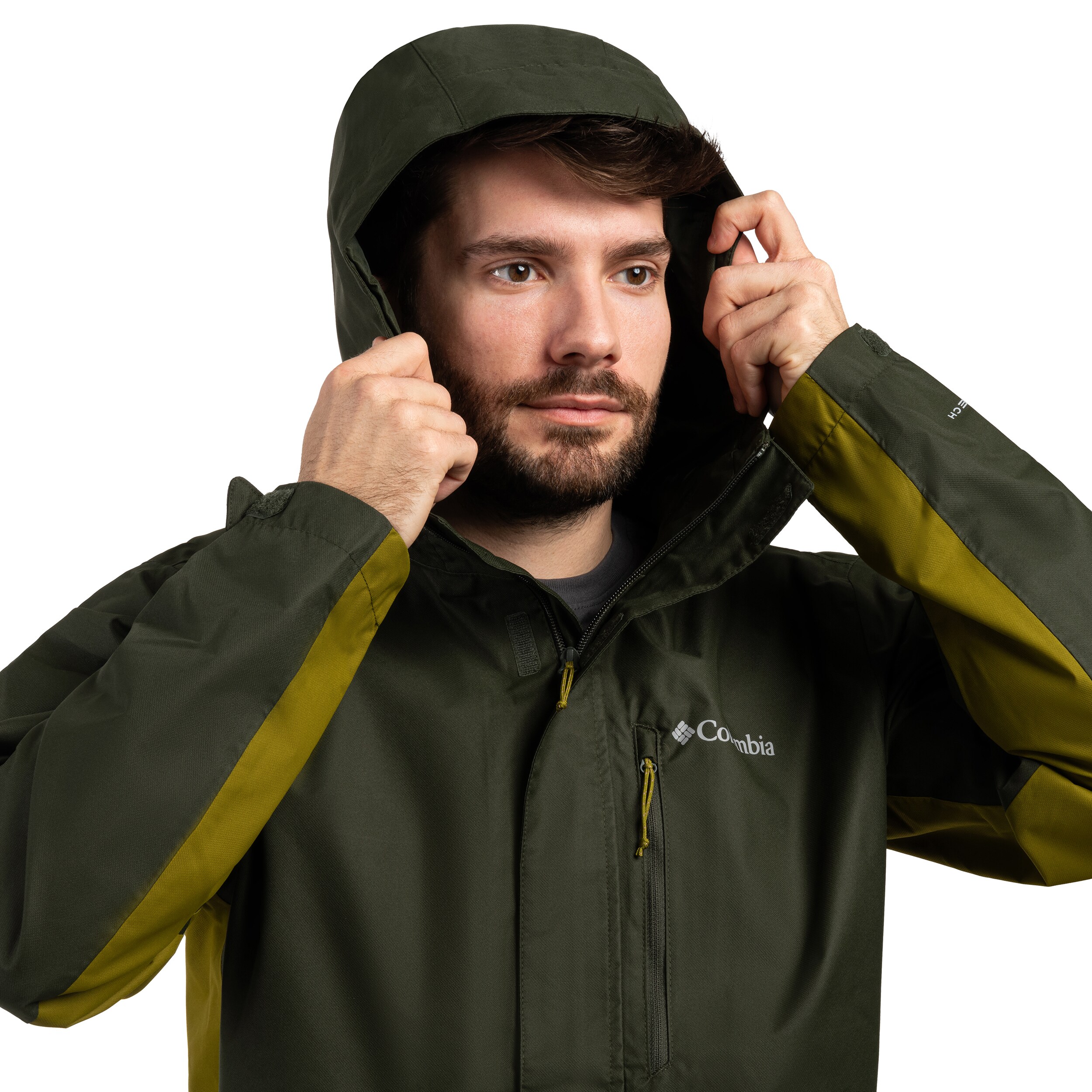 Giacca Columbia Hikebound II - Greenscape/Mossy Green
