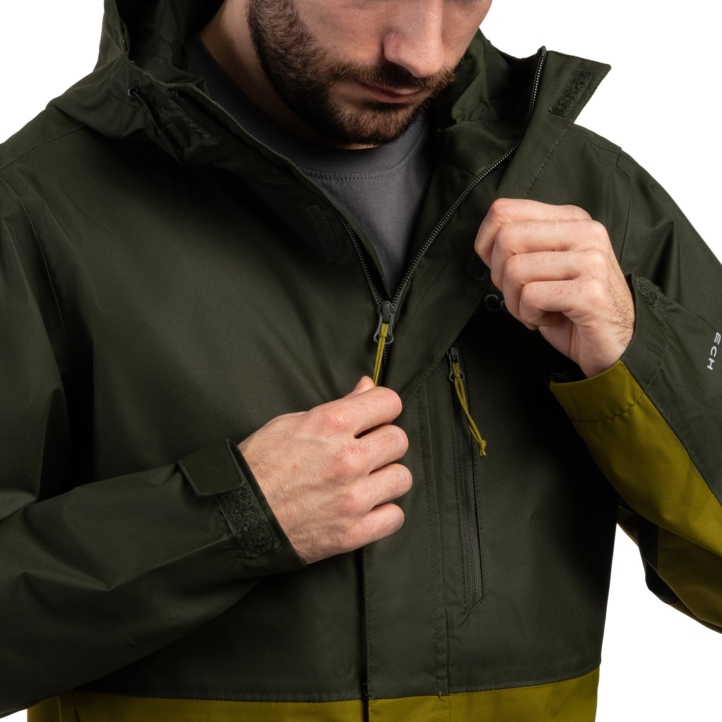 Giacca Columbia Hikebound II - Greenscape/Mossy Green